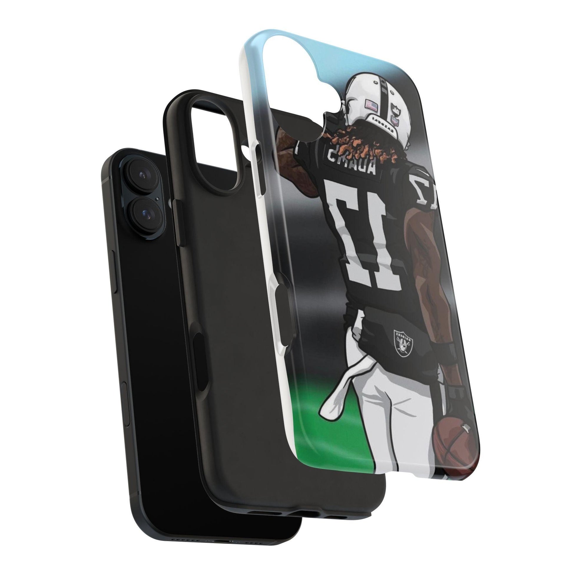Adam 17 Player Showing Shirt Number Printed Tough Phone Case for iPhone & Samsung Galaxy - Bold Athlete Design - covers4phones