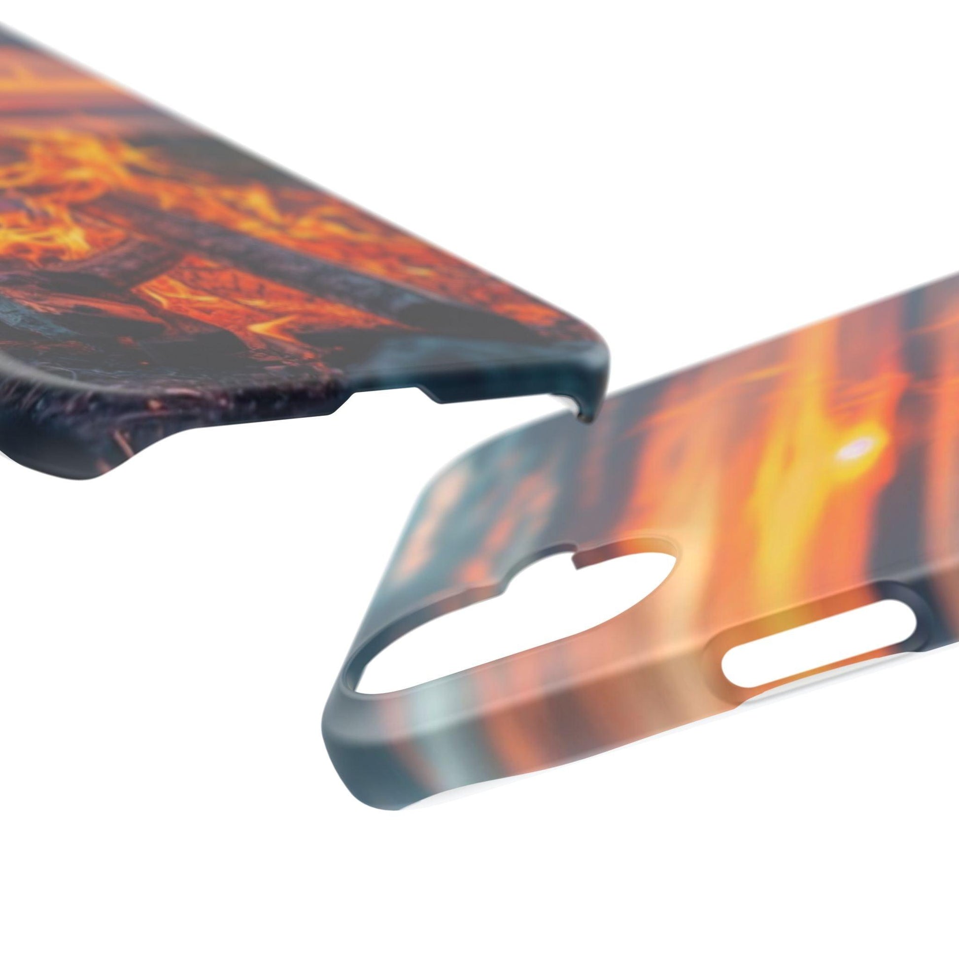 Woodland Fire Phone Case – Warmth of Nature’s Blaze on Your Device - covers4phones