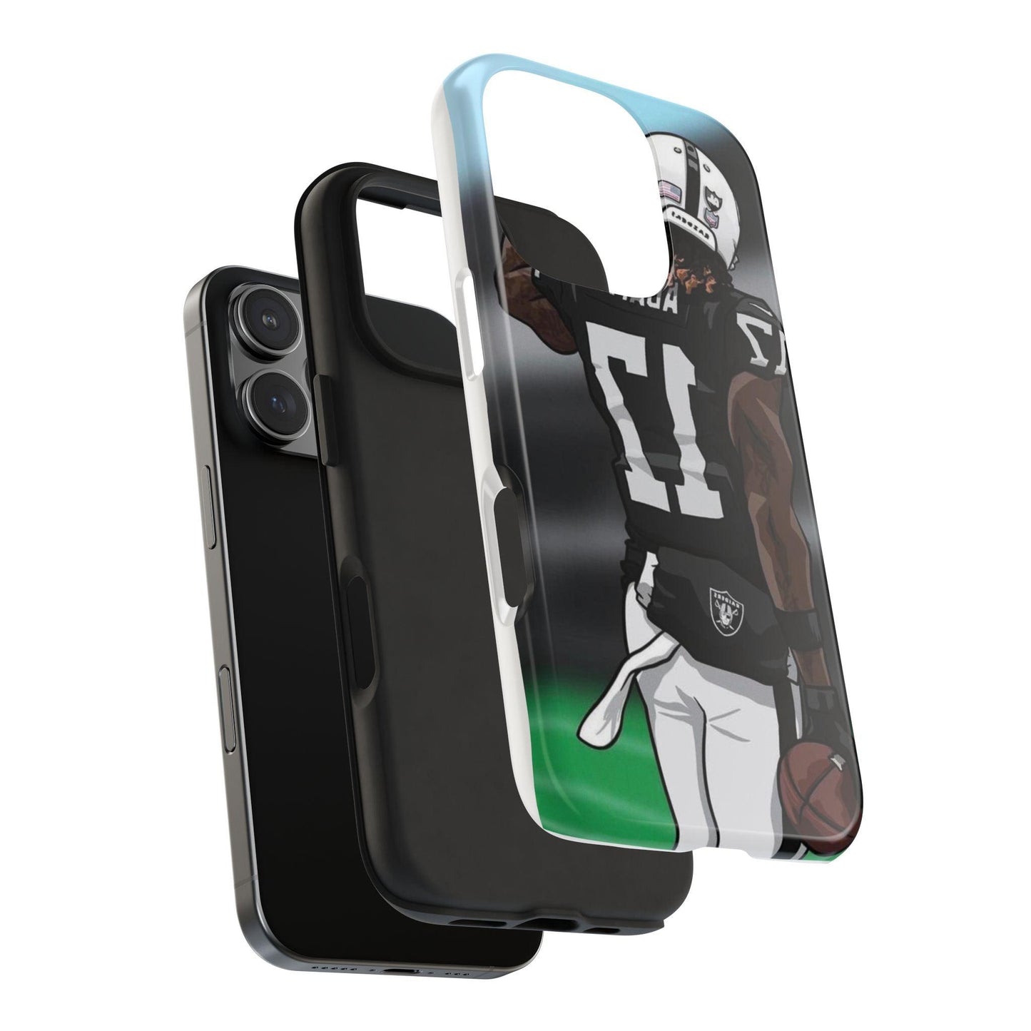 Adam 17 Player Showing Shirt Number Printed Tough Phone Case for iPhone & Samsung Galaxy - Bold Athlete Design - covers4phones