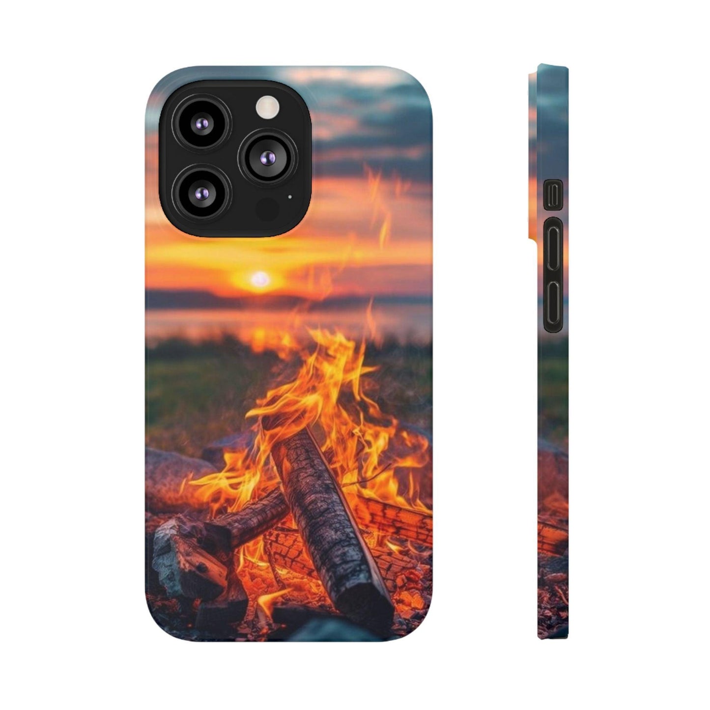 Woodland Fire Phone Case – Warmth of Nature’s Blaze on Your Device - covers4phones