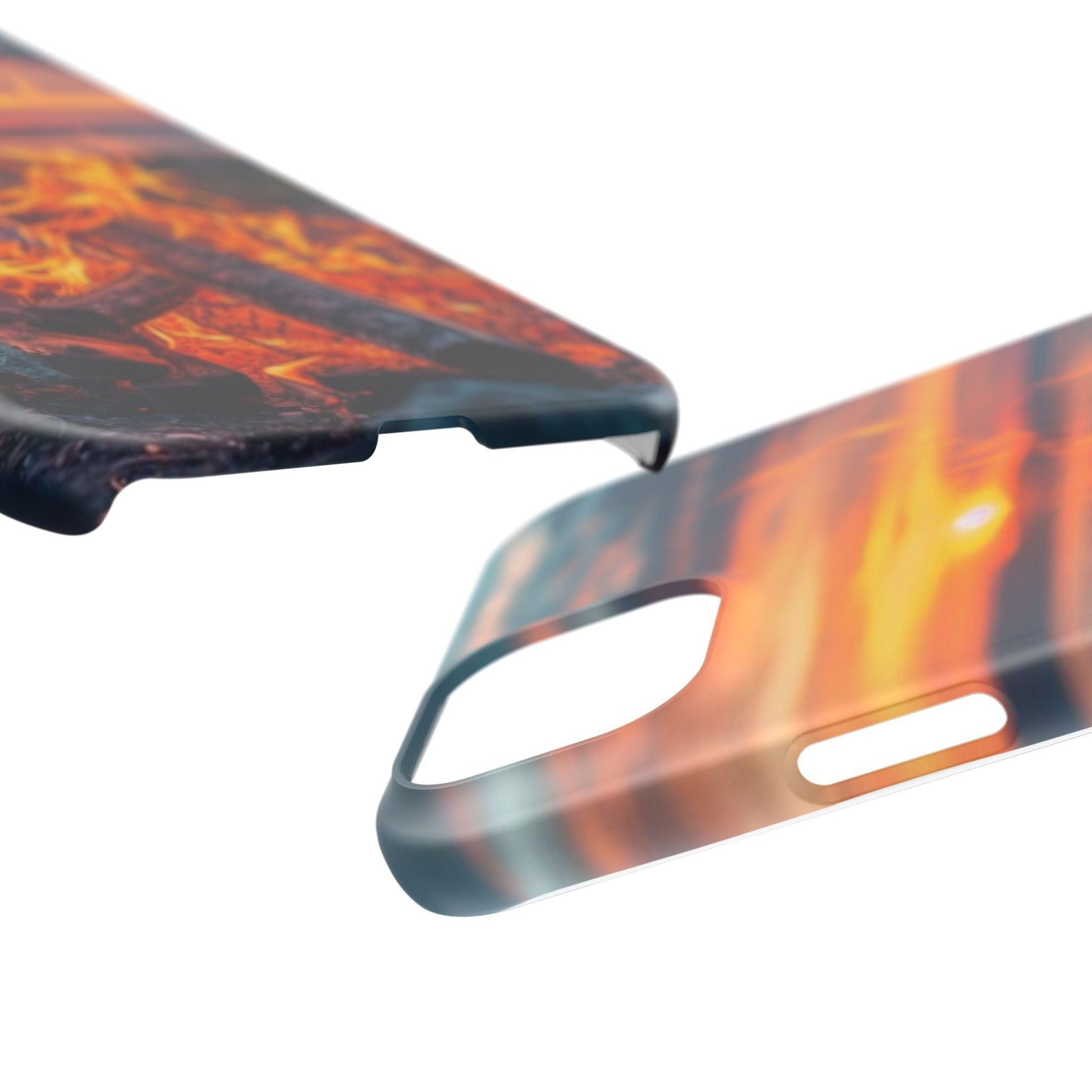 Woodland Fire Phone Case – Warmth of Nature’s Blaze on Your Device - covers4phones