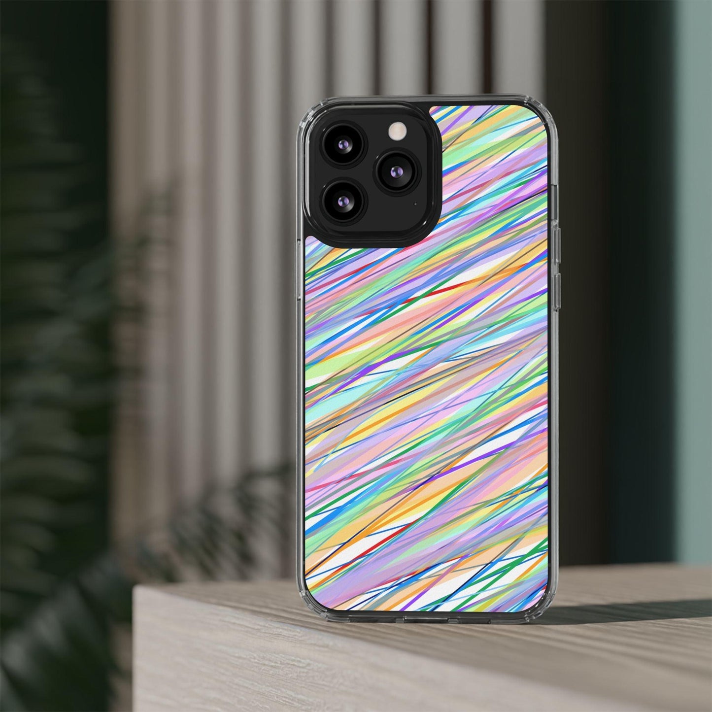 Threads Of Colors Clear Case - covers4phones