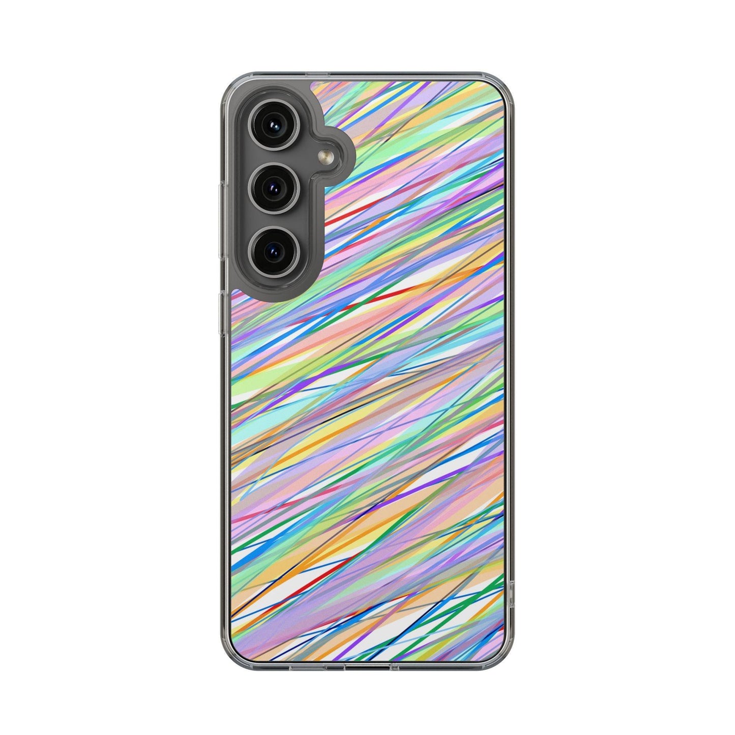 Threads Of Colors Clear Case - covers4phones