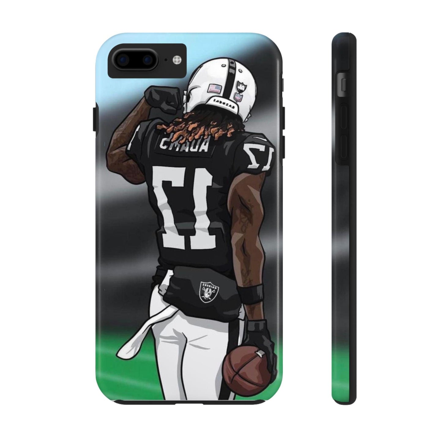 Adam 17 Player Showing Shirt Number Printed Tough Phone Case for iPhone & Samsung Galaxy - Bold Athlete Design - covers4phones