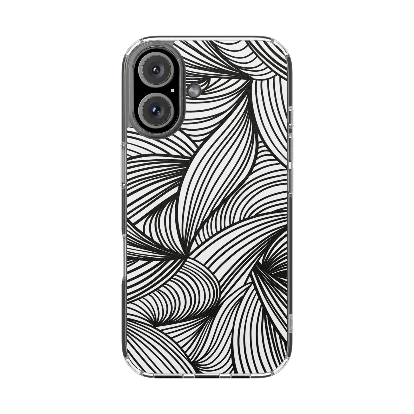 Black and White Illusion Clear Cases - covers4phones