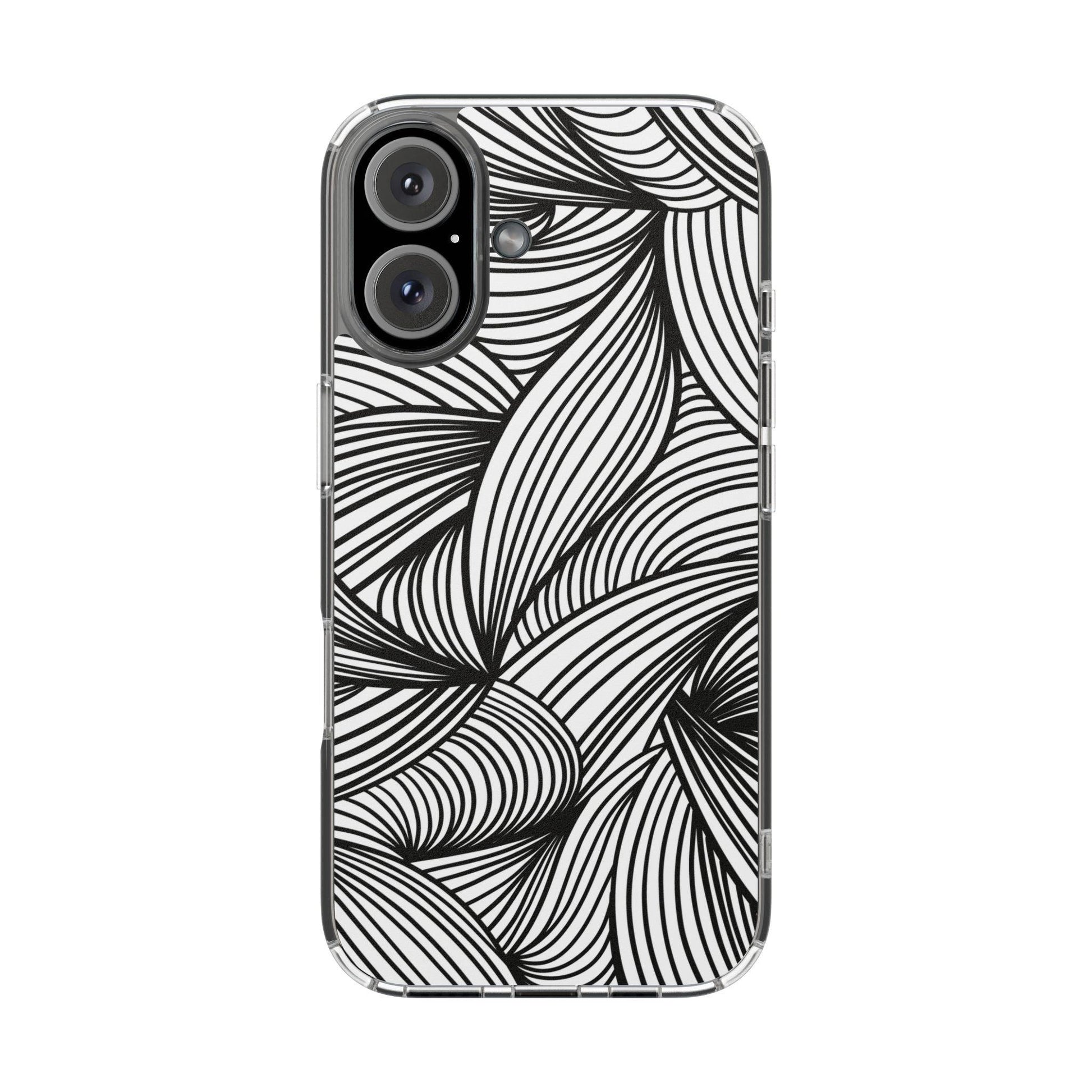 Black and White Illusion Clear Cases - covers4phones