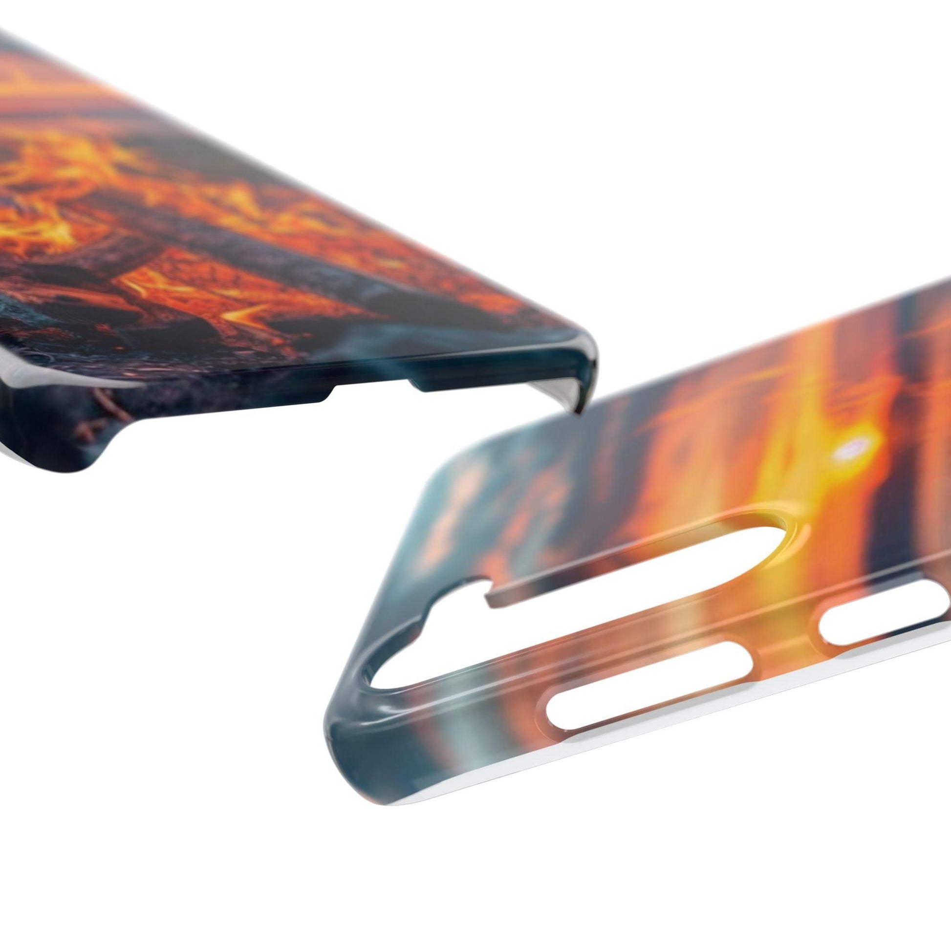 Woodland Fire Phone Case – Warmth of Nature’s Blaze on Your Device - covers4phones