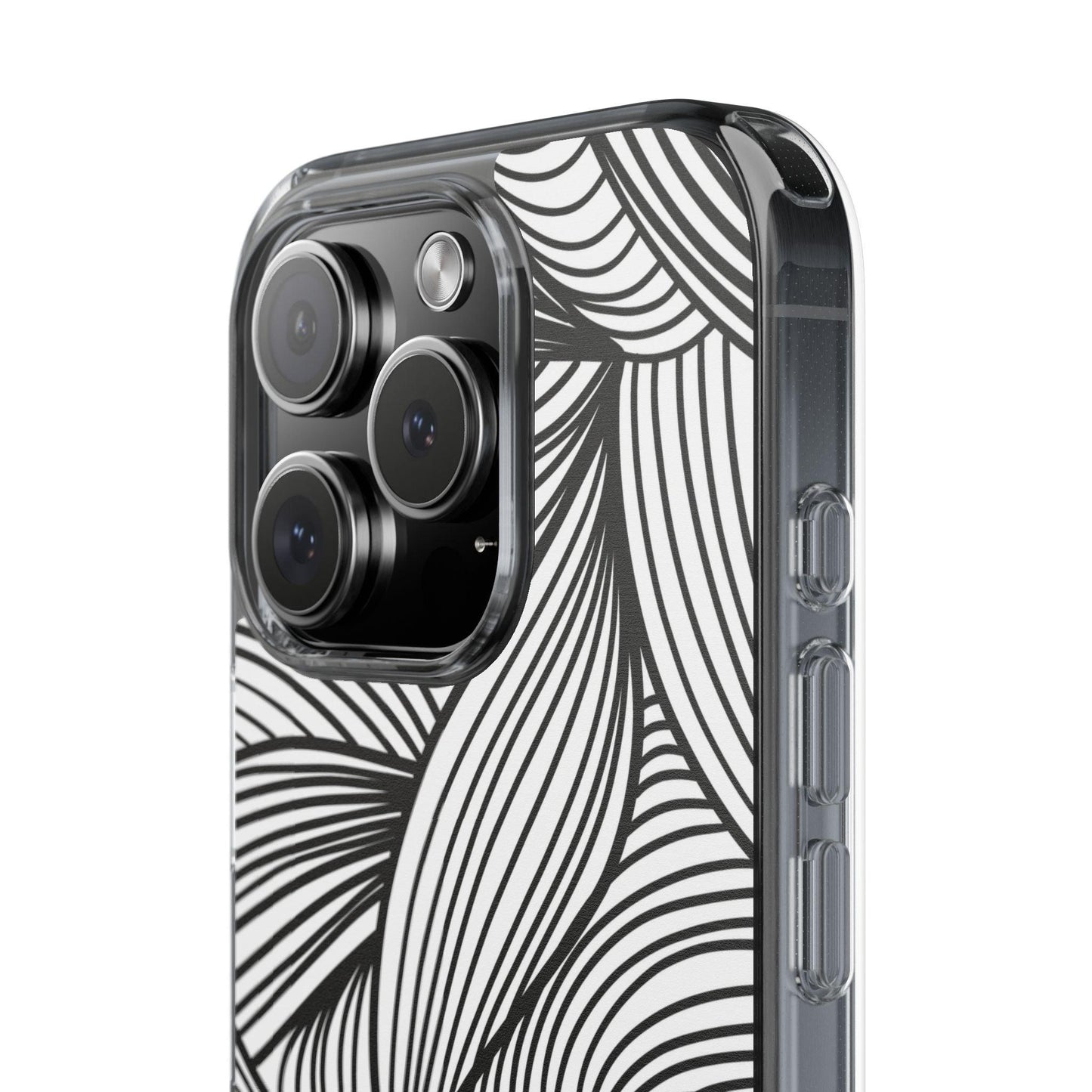 Black and White Illusion Clear Cases - covers4phones