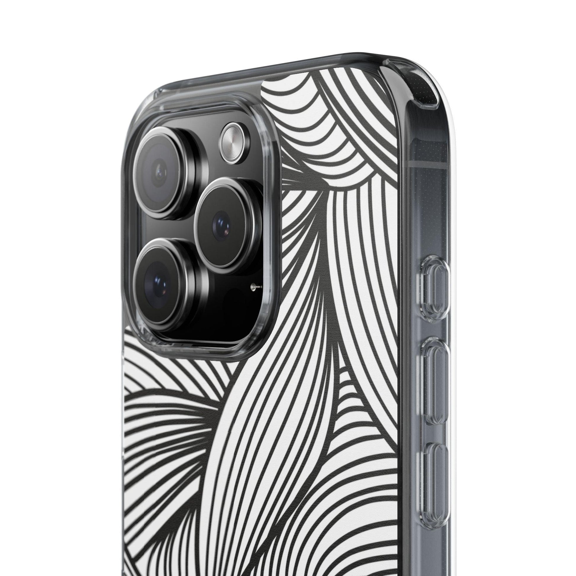 Black and White Illusion Clear Cases - covers4phones