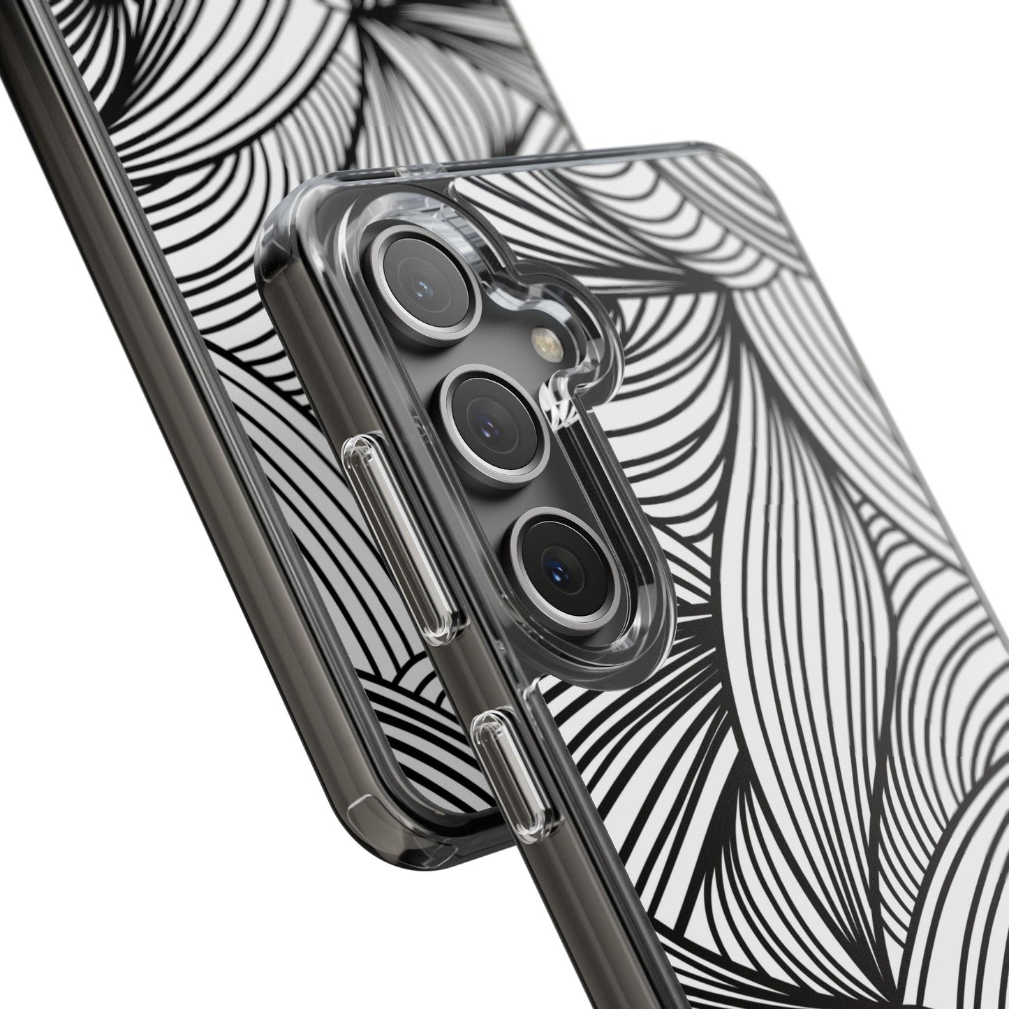 Black and White Illusion Clear Cases - covers4phones