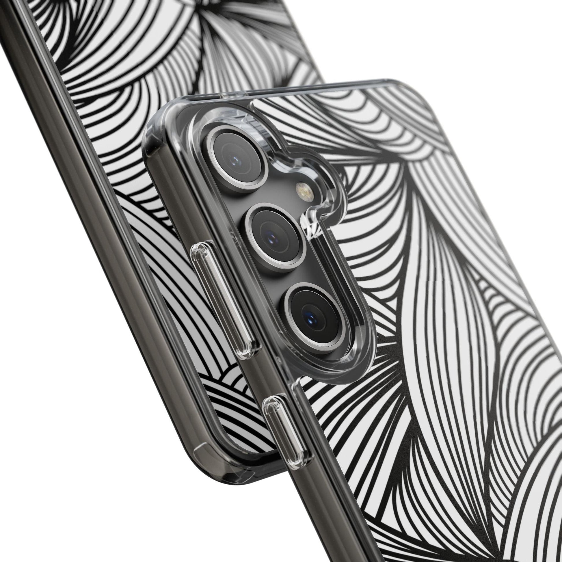 Black and White Illusion Clear Cases - covers4phones