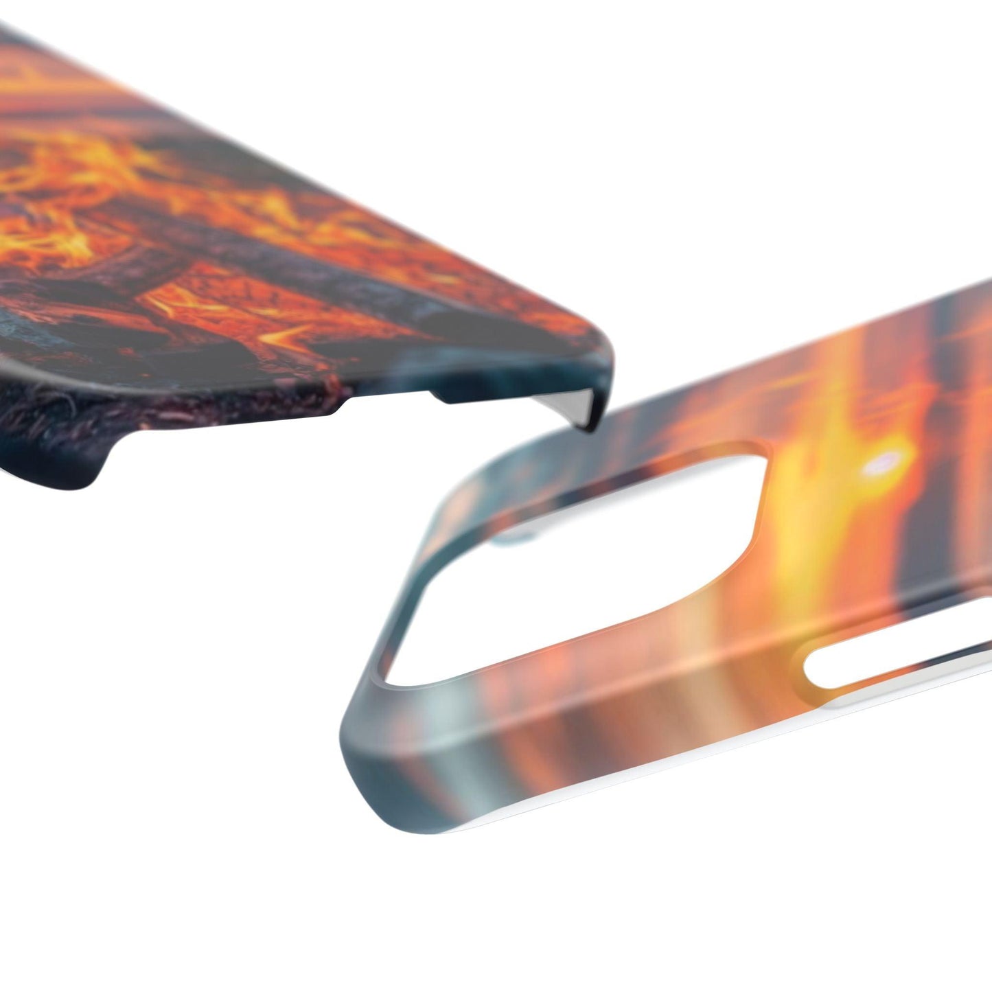 Woodland Fire Phone Case – Warmth of Nature’s Blaze on Your Device - covers4phones