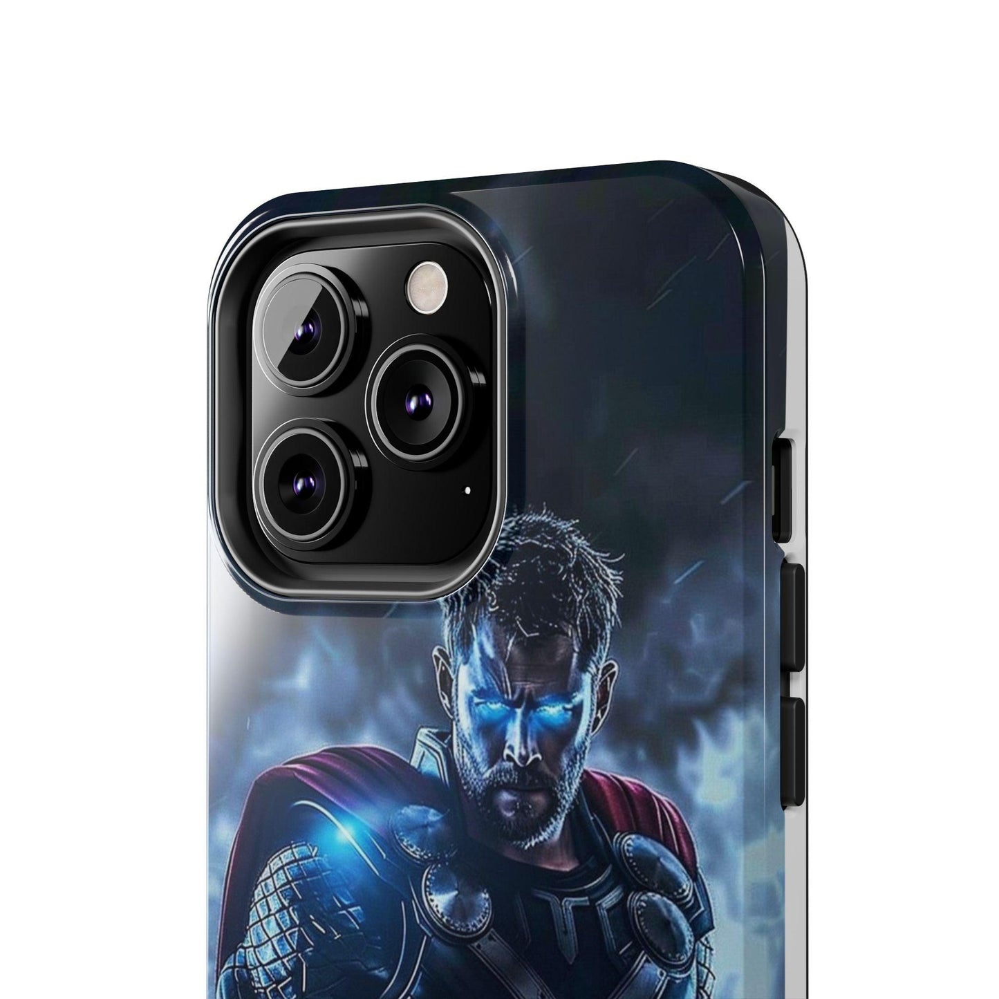 Thor, the God of Thunder in Action Printed Tough Phone Case for iPhone & Samsung Galaxy - Epic Superhero Design - covers4phones