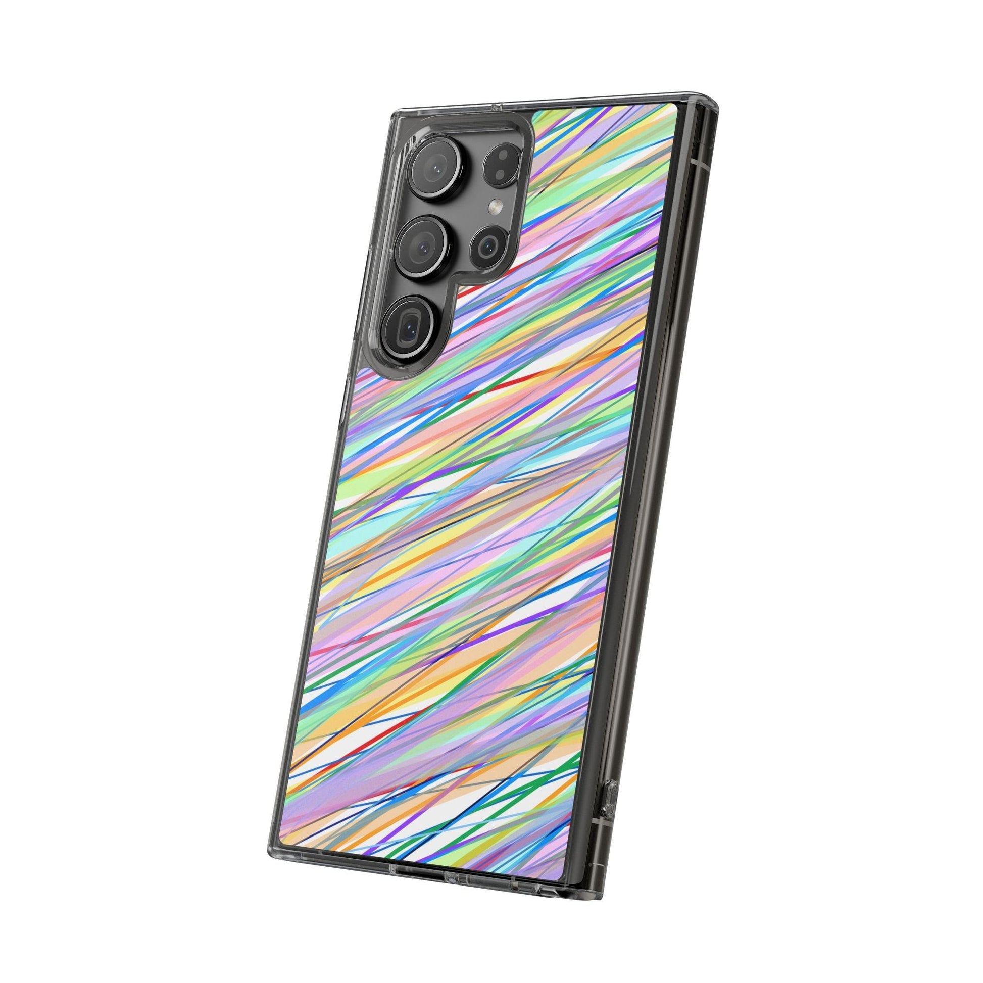 Threads Of Colors Clear Case - covers4phones