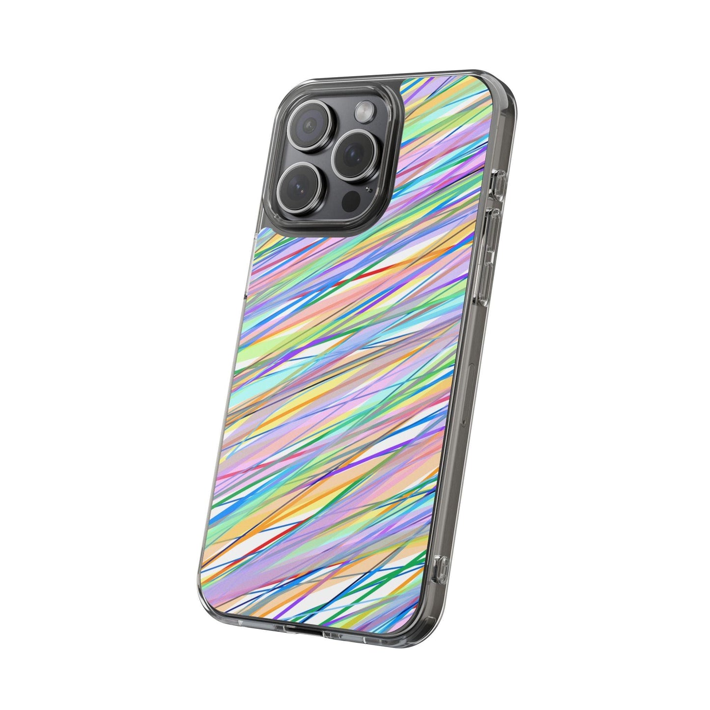 Threads Of Colors Clear Case - covers4phones