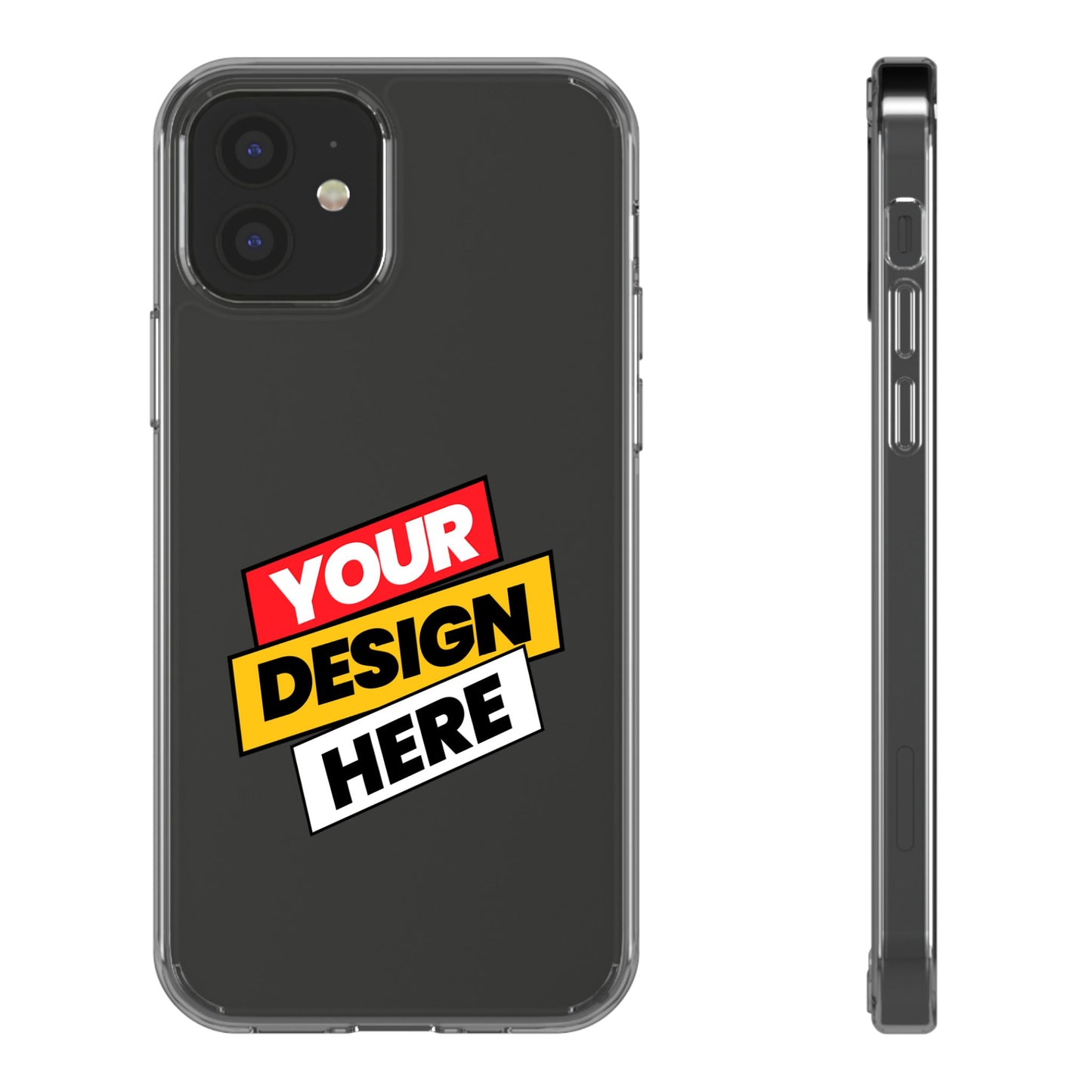 Custom Clear Transparent Cases for Phones - Personalized Protection, Ideal for Gifts, Birthdays, Holidays, Trendy Phone Accessories