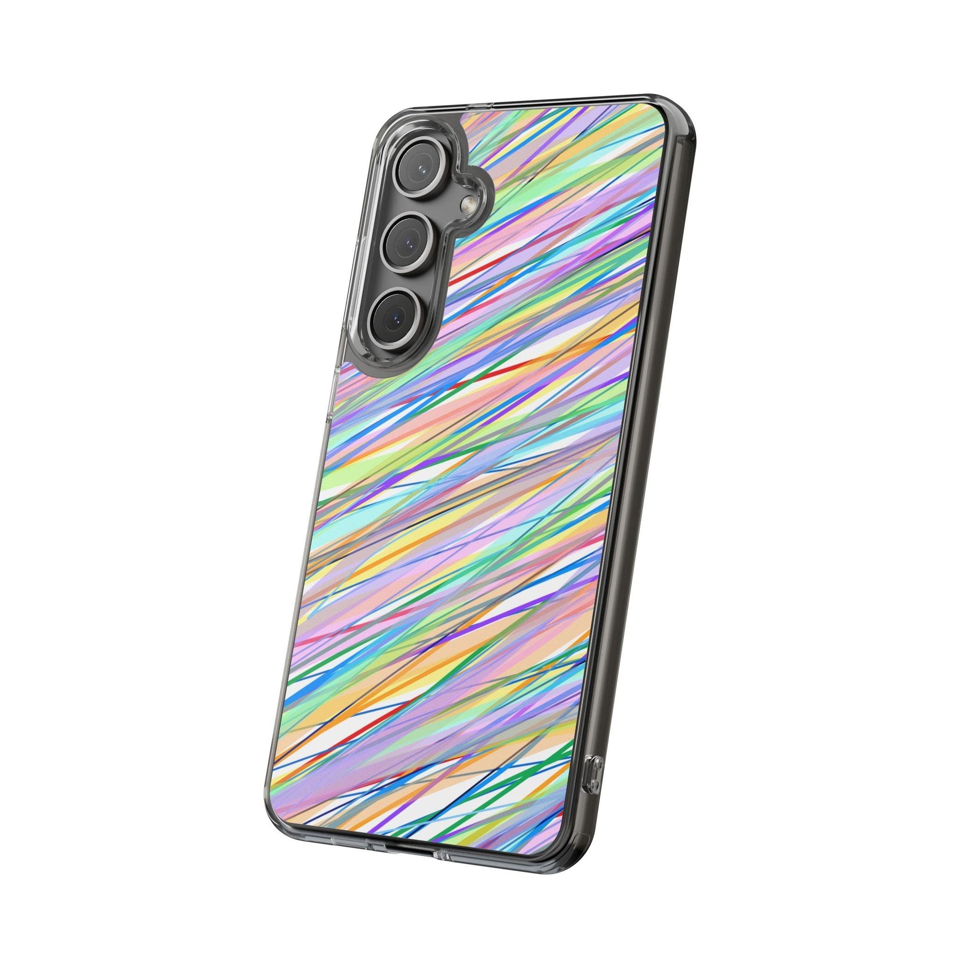 Threads Of Colors Clear Case - covers4phones