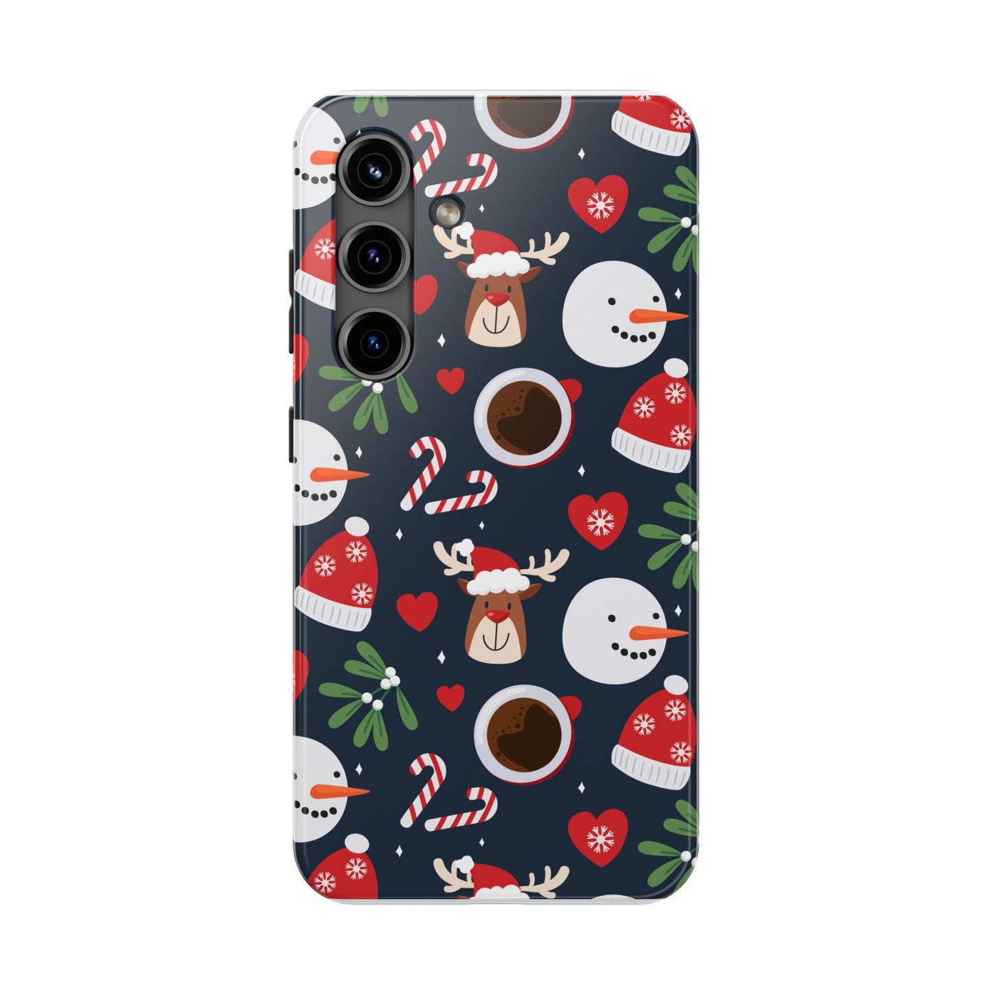 Tough Phone Cases Samsung Case - Festive Christmas Design - covers4phones