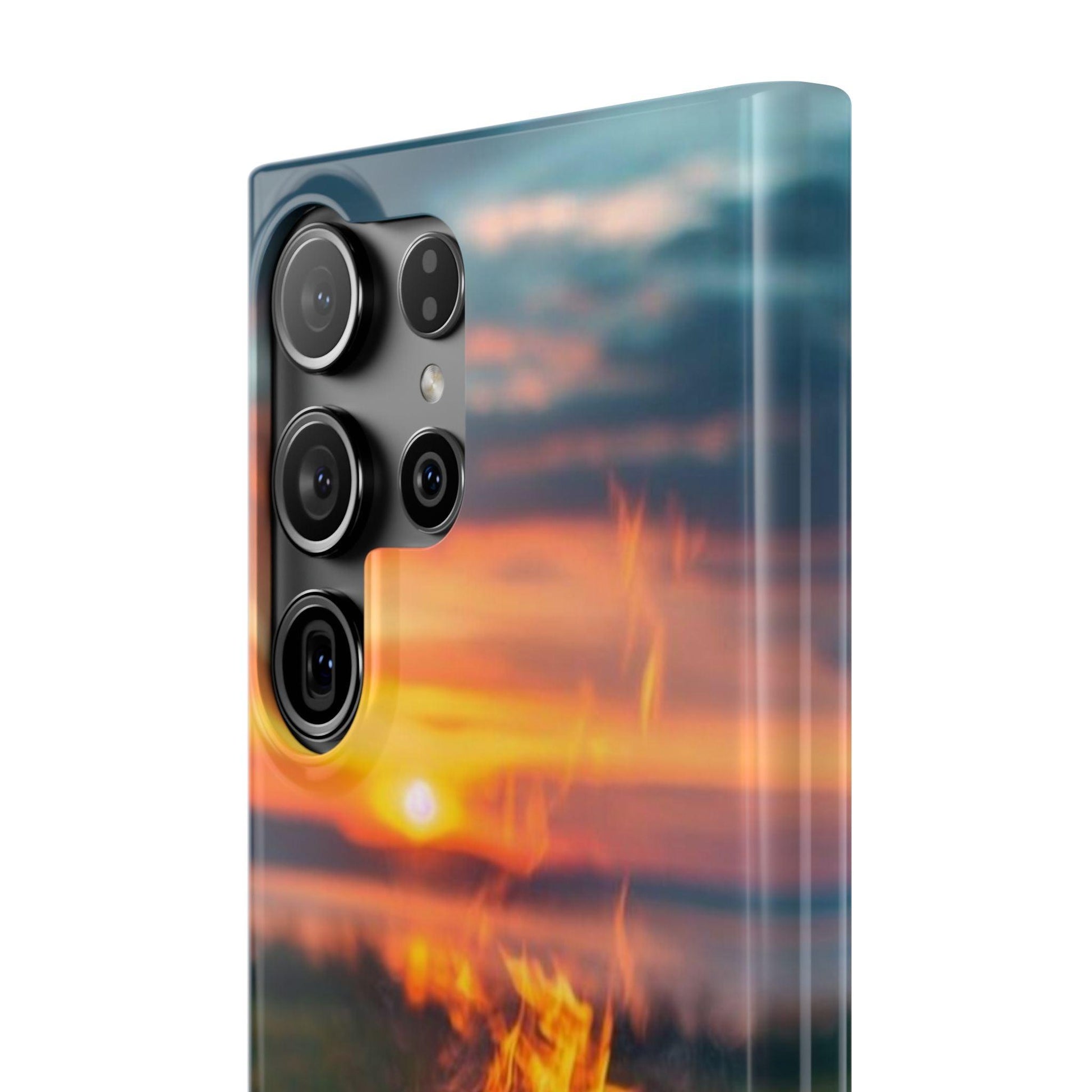 Woodland Fire Phone Case – Warmth of Nature’s Blaze on Your Device - covers4phones