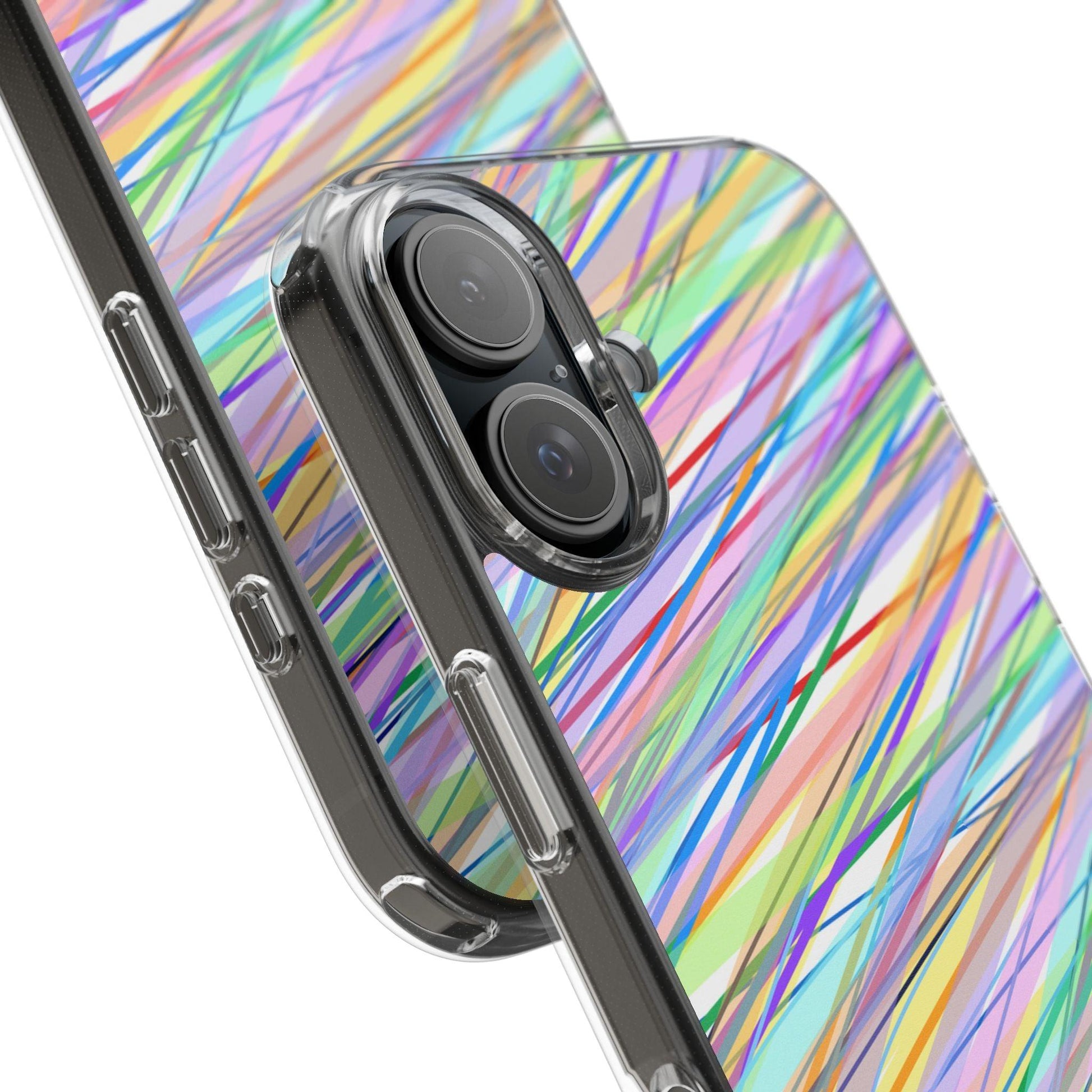 Threads Of Colors Clear Case - covers4phones