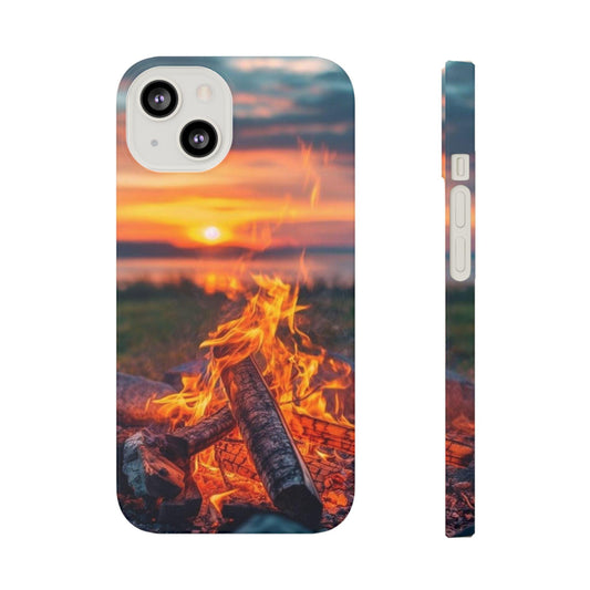 Woodland Fire Phone Case – Warmth of Nature’s Blaze on Your Device - covers4phones