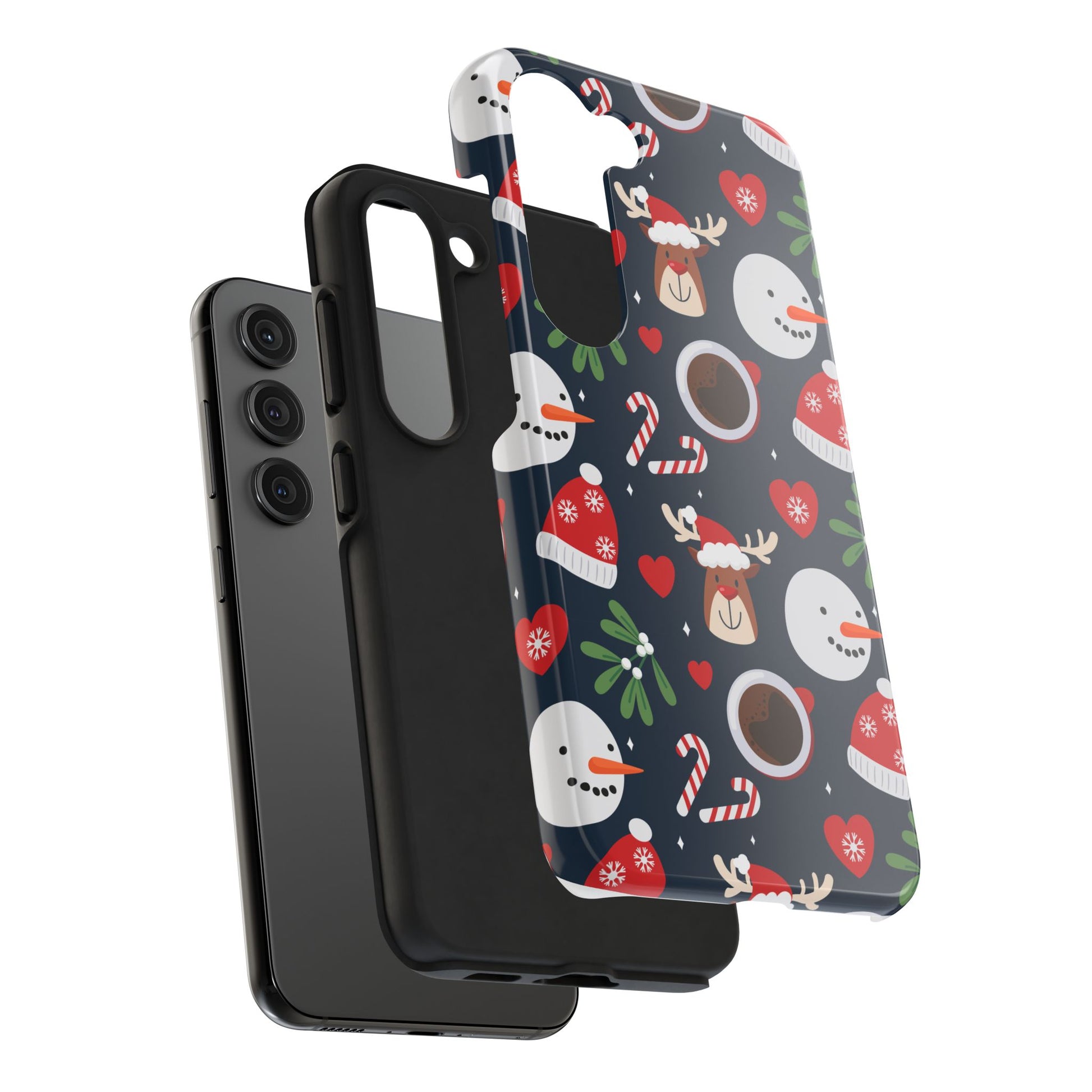 Tough Phone Cases Samsung Case - Festive Christmas Design - covers4phones