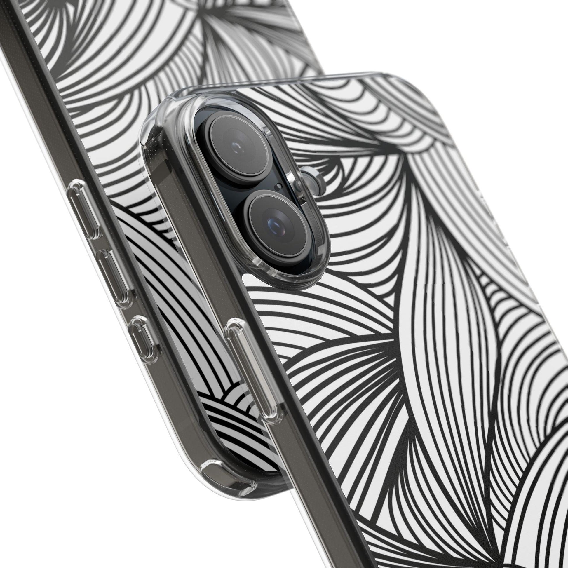 Black and White Illusion Clear Cases - covers4phones