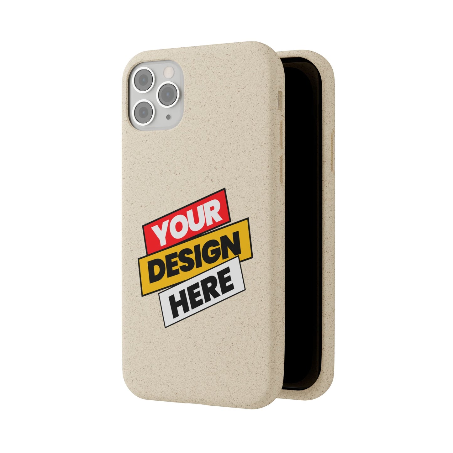 Eco-Friendly Phone Case, Biodegradable Phone Cover, Sustainable Accessory, Customizable iPhone Case, Green Gift Idea, Environmentally