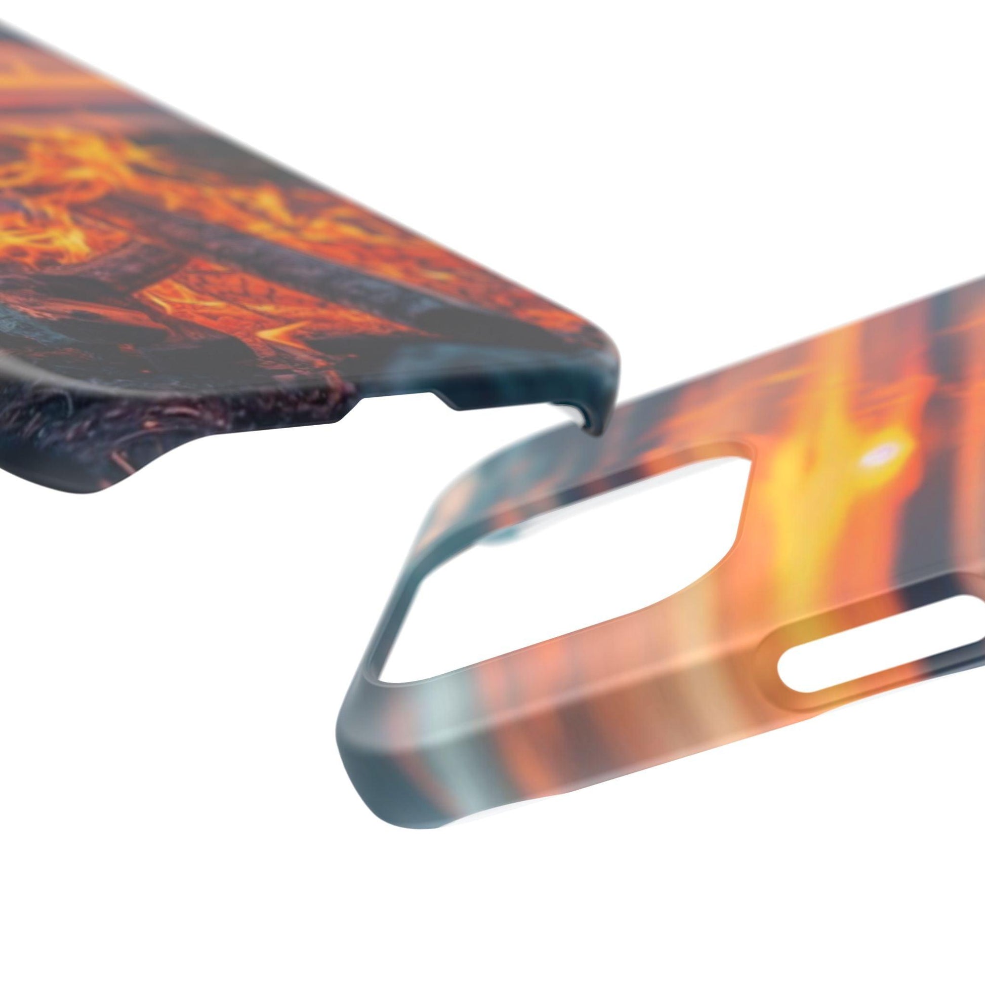 Woodland Fire Phone Case – Warmth of Nature’s Blaze on Your Device - covers4phones