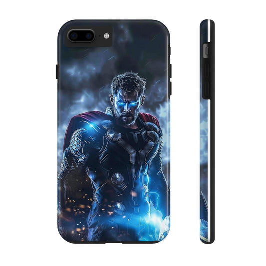 Thor, the God of Thunder in Action Printed Tough Phone Case for iPhone & Samsung Galaxy - Epic Superhero Design - covers4phones