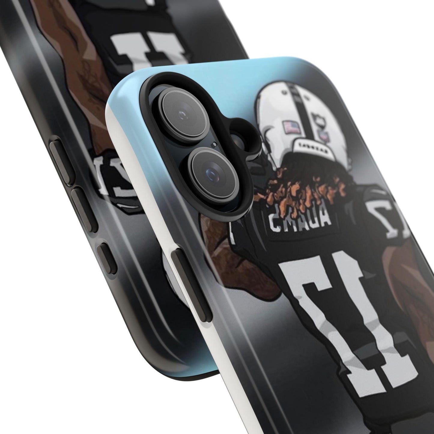 Adam 17 Player Showing Shirt Number Printed Tough Phone Case for iPhone & Samsung Galaxy - Bold Athlete Design - covers4phones