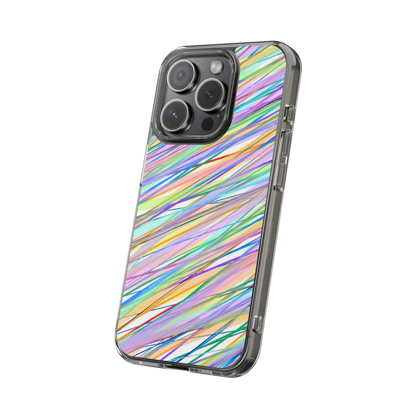 Threads Of Colors Clear Case - covers4phones