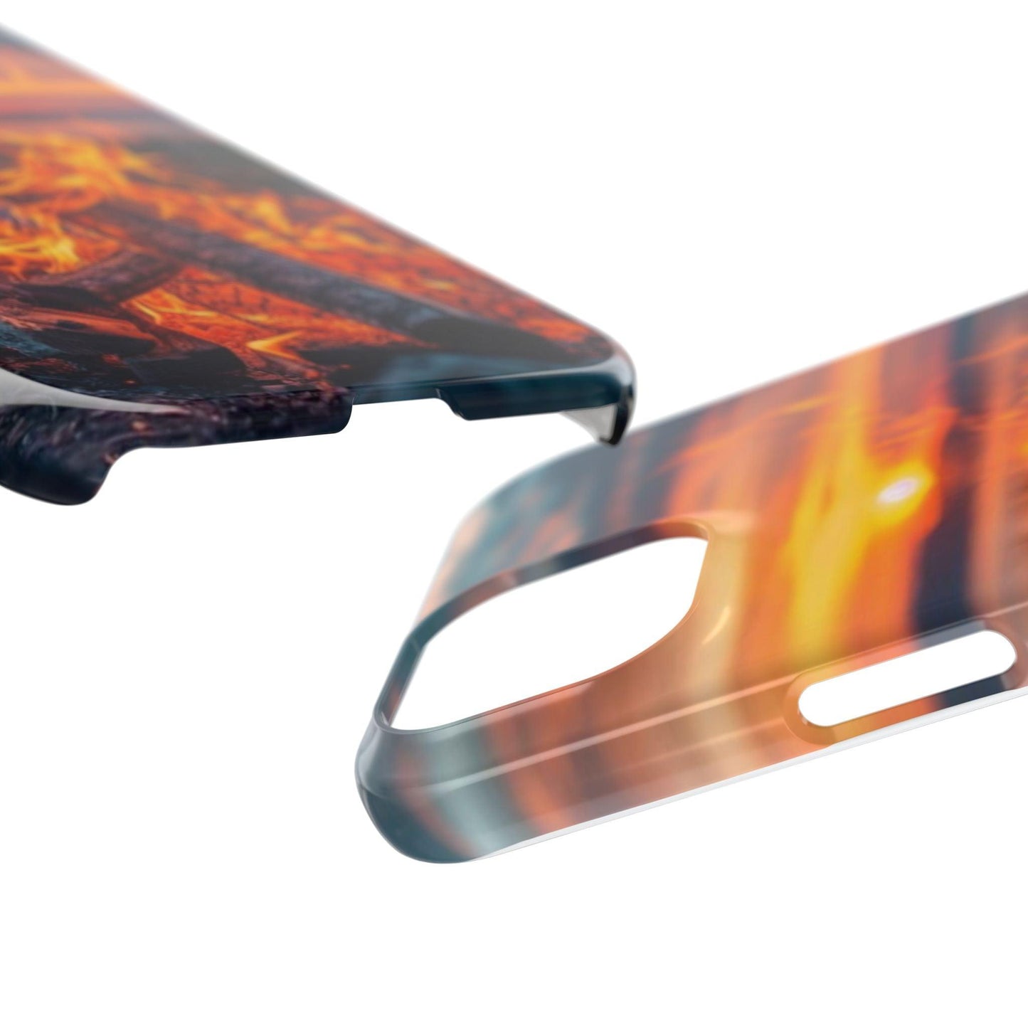 Woodland Fire Phone Case – Warmth of Nature’s Blaze on Your Device - covers4phones
