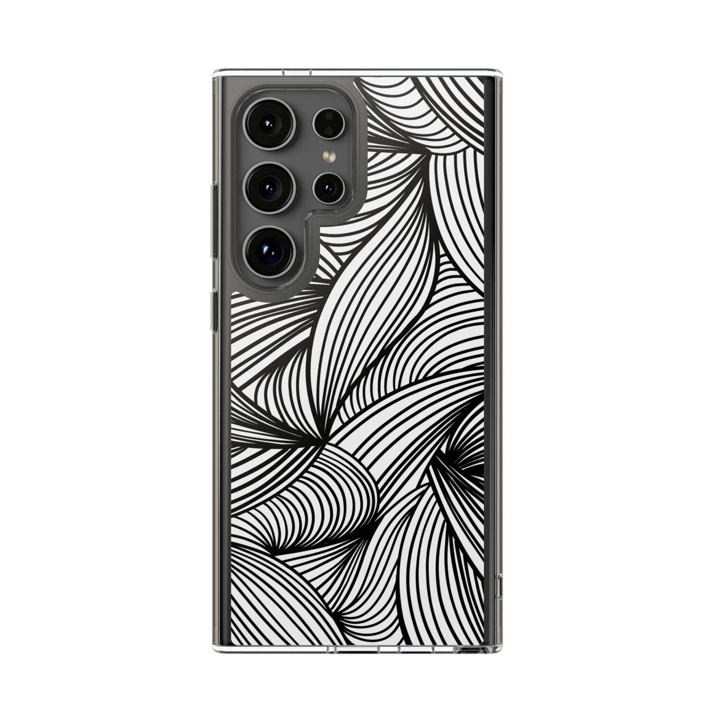 Black and White Illusion Clear Cases - covers4phones