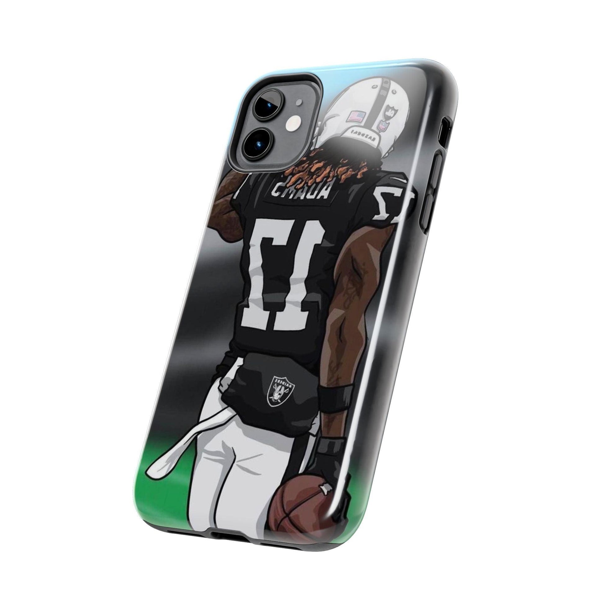 Adam 17 Player Showing Shirt Number Printed Tough Phone Case for iPhone & Samsung Galaxy - Bold Athlete Design - covers4phones