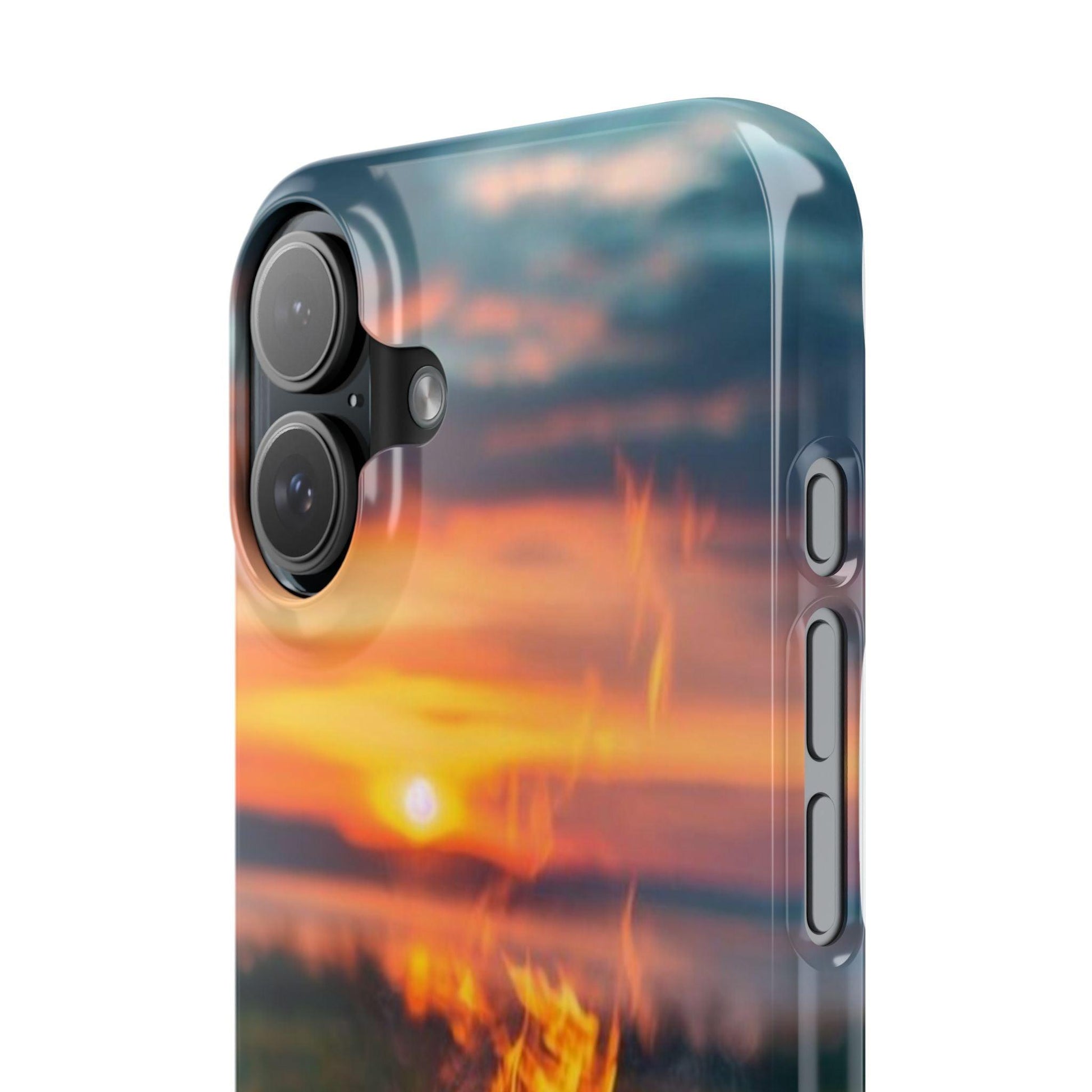 Woodland Fire Phone Case – Warmth of Nature’s Blaze on Your Device - covers4phones