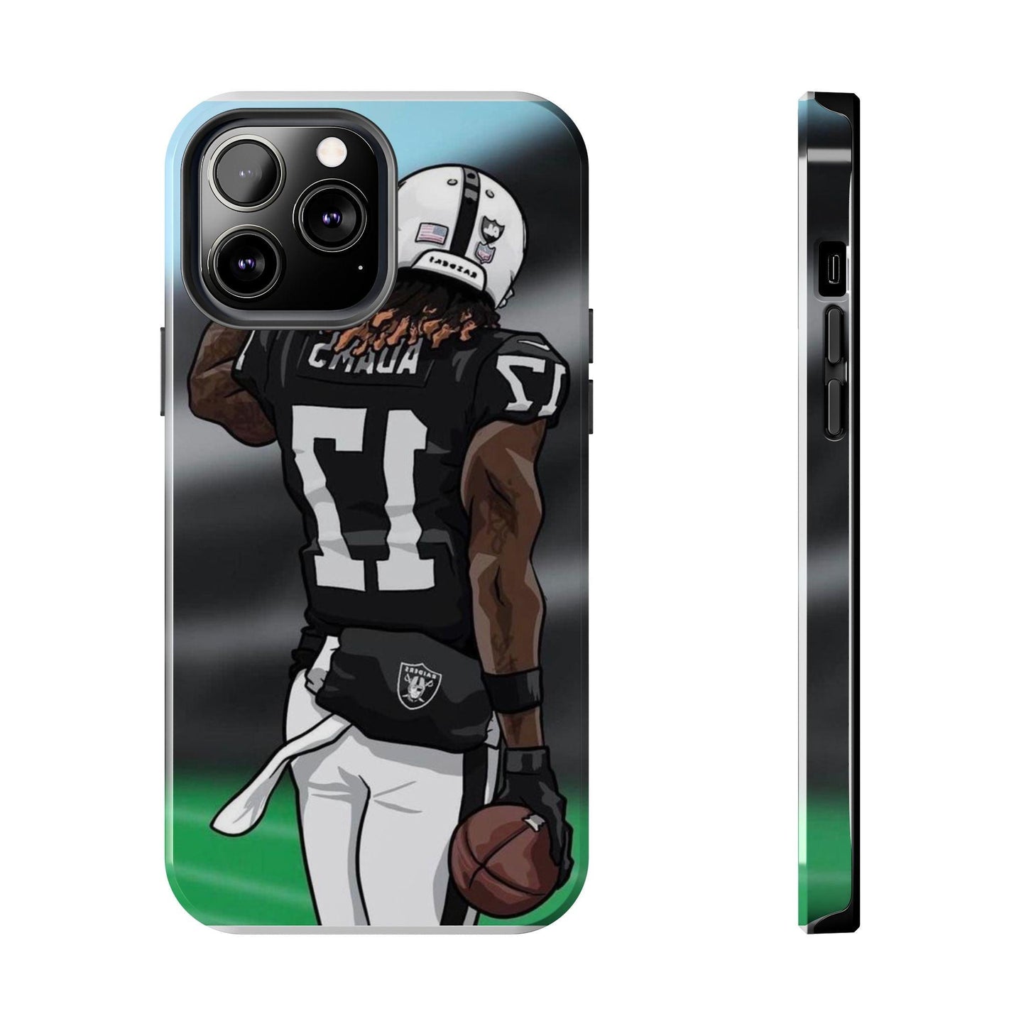 Adam 17 Player Showing Shirt Number Printed Tough Phone Case for iPhone & Samsung Galaxy - Bold Athlete Design - covers4phones