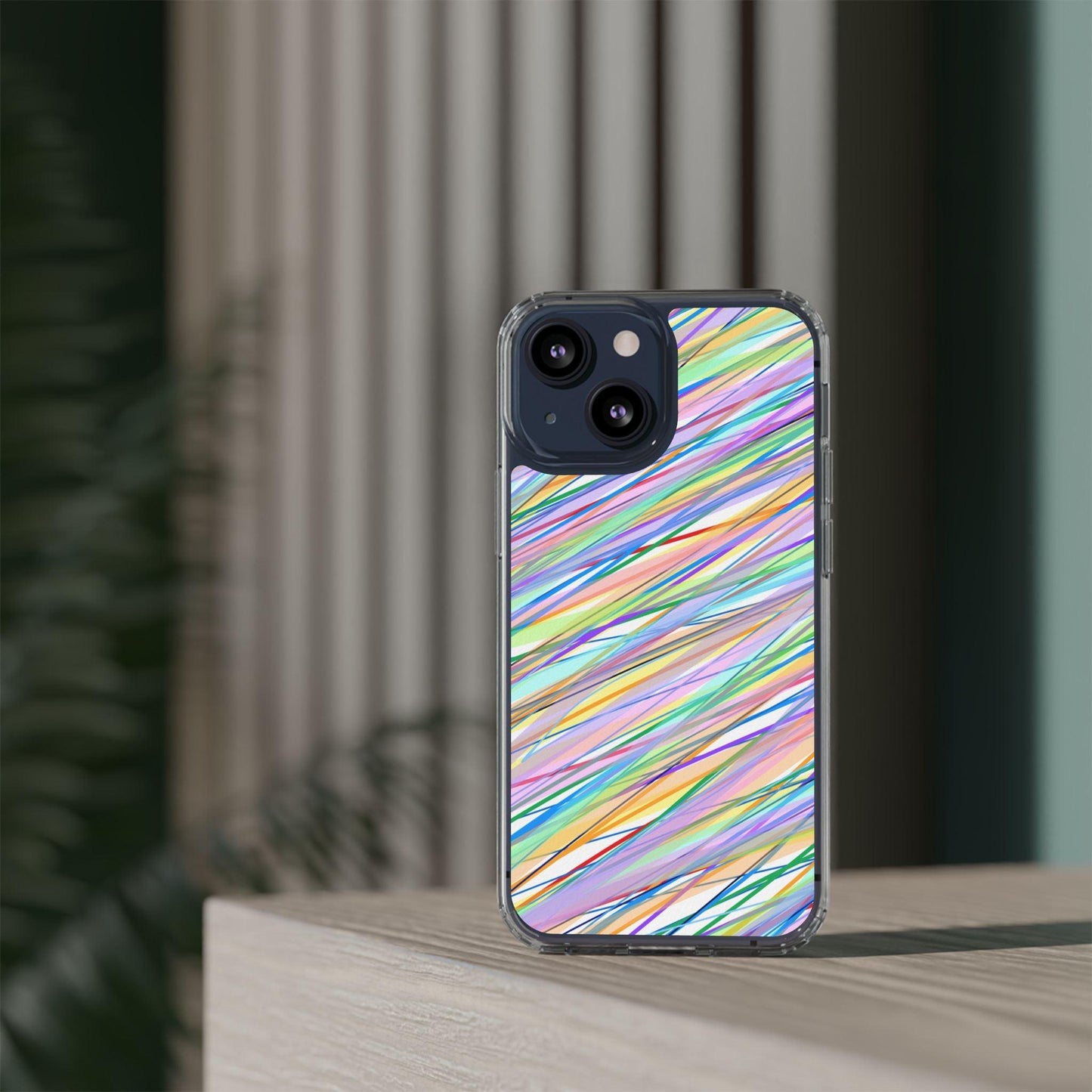 Threads Of Colors Clear Case - covers4phones