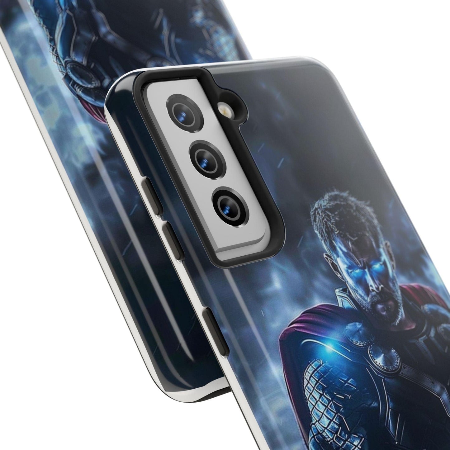 Thor, the God of Thunder in Action Printed Tough Phone Case for iPhone & Samsung Galaxy - Epic Superhero Design - covers4phones