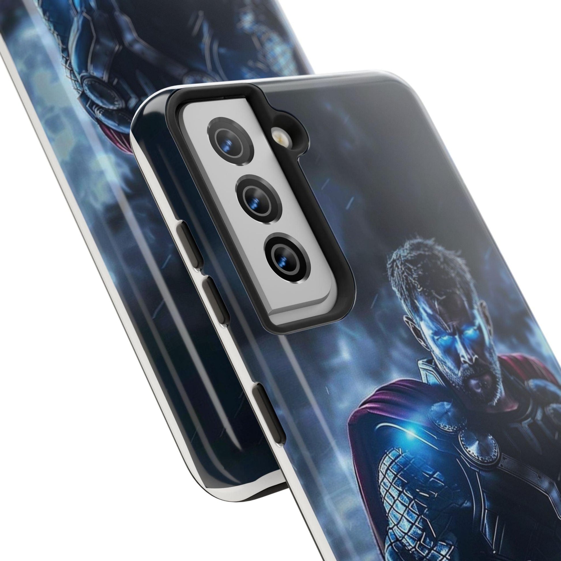 Thor, the God of Thunder in Action Printed Tough Phone Case for iPhone & Samsung Galaxy - Epic Superhero Design - covers4phones