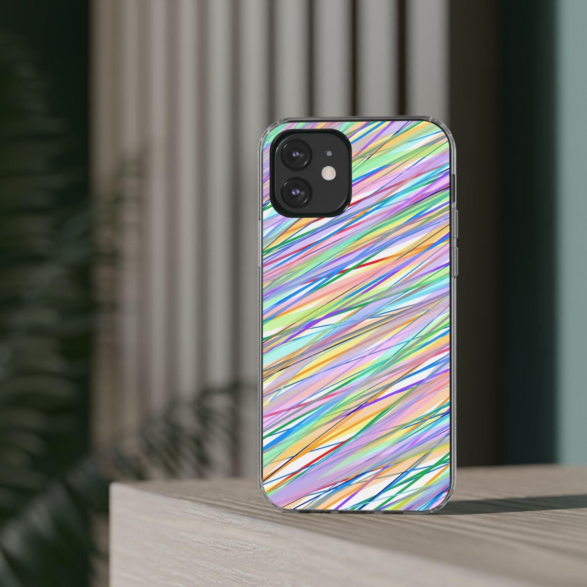 Threads Of Colors Clear Case - covers4phones
