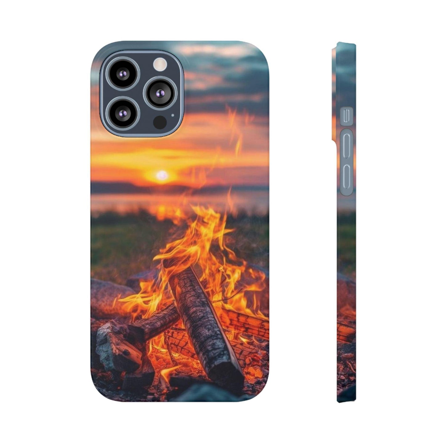 Woodland Fire Phone Case – Warmth of Nature’s Blaze on Your Device - covers4phones