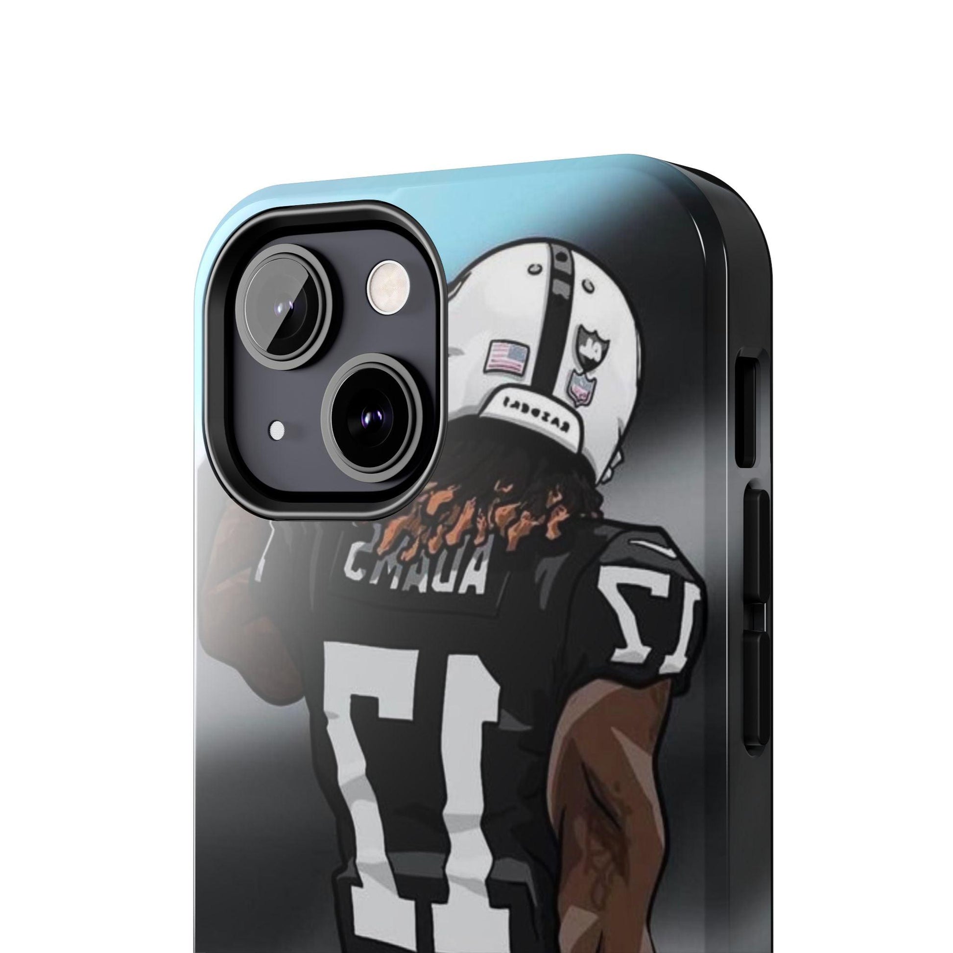 Adam 17 Player Showing Shirt Number Printed Tough Phone Case for iPhone & Samsung Galaxy - Bold Athlete Design - covers4phones