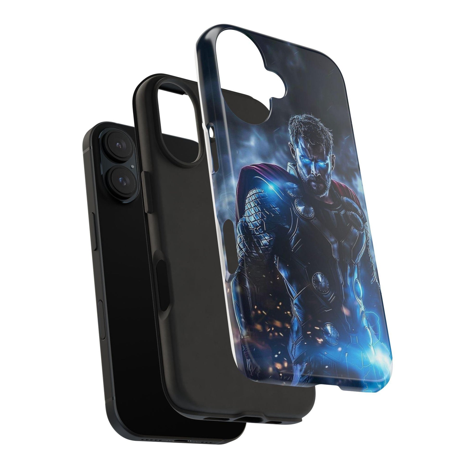 Thor, the God of Thunder in Action Printed Tough Phone Case for iPhone & Samsung Galaxy - Epic Superhero Design - covers4phones
