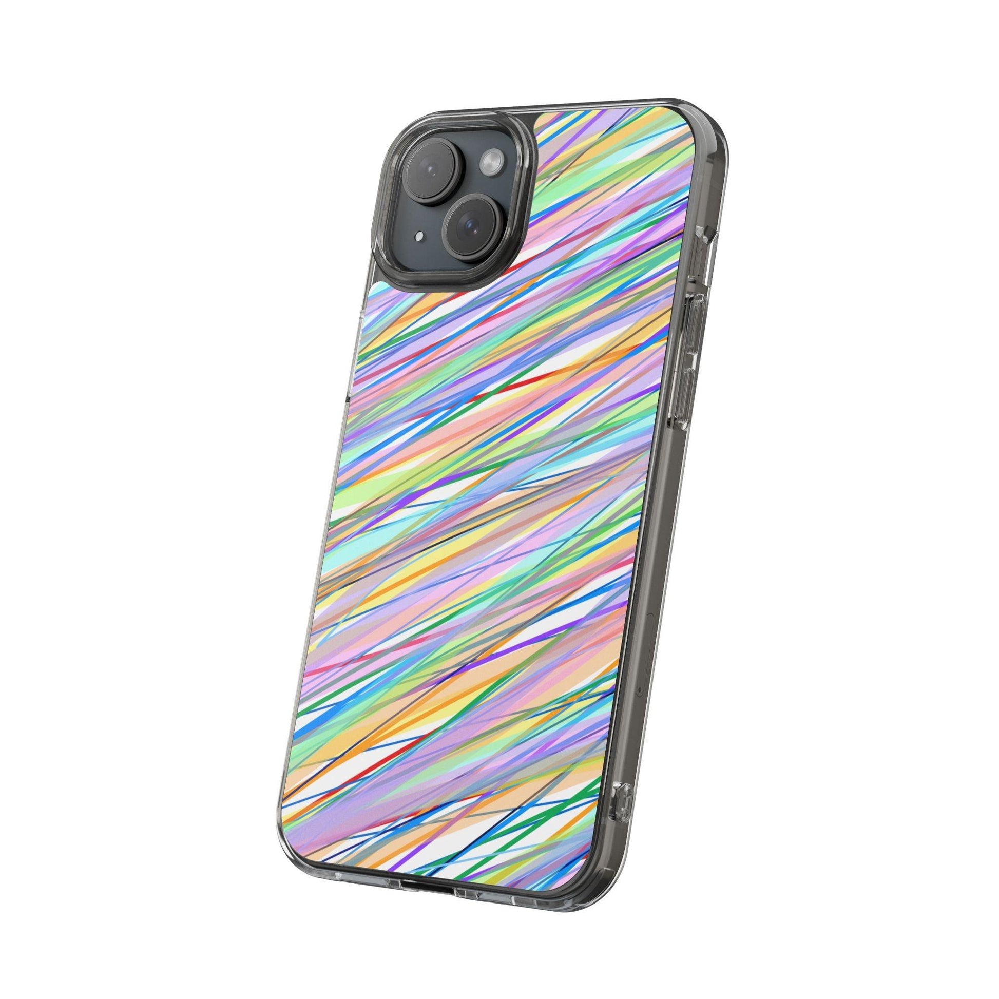 Threads Of Colors Clear Case - covers4phones