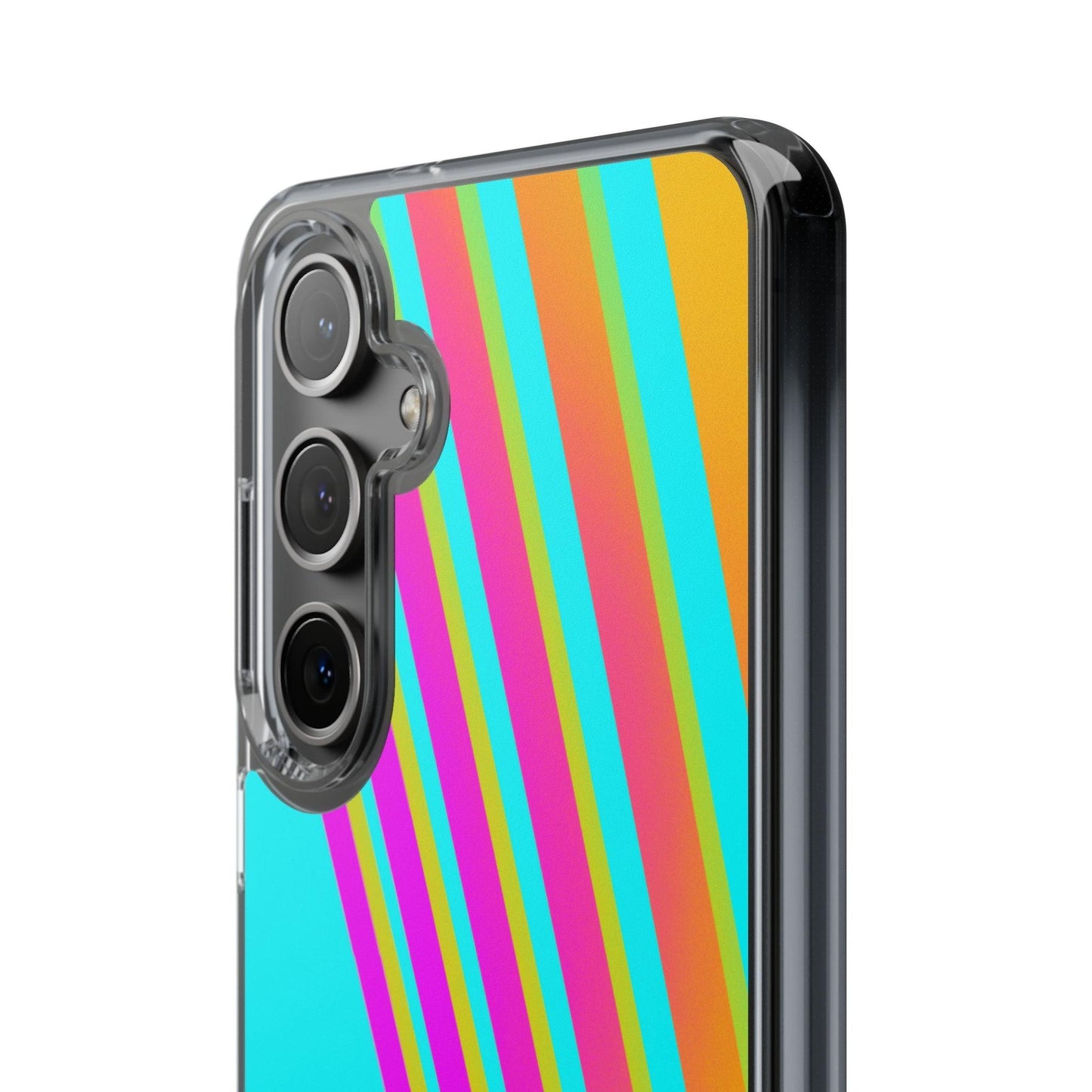 Abstract Pattern With Vibrant Color Clear Cases - covers4phones