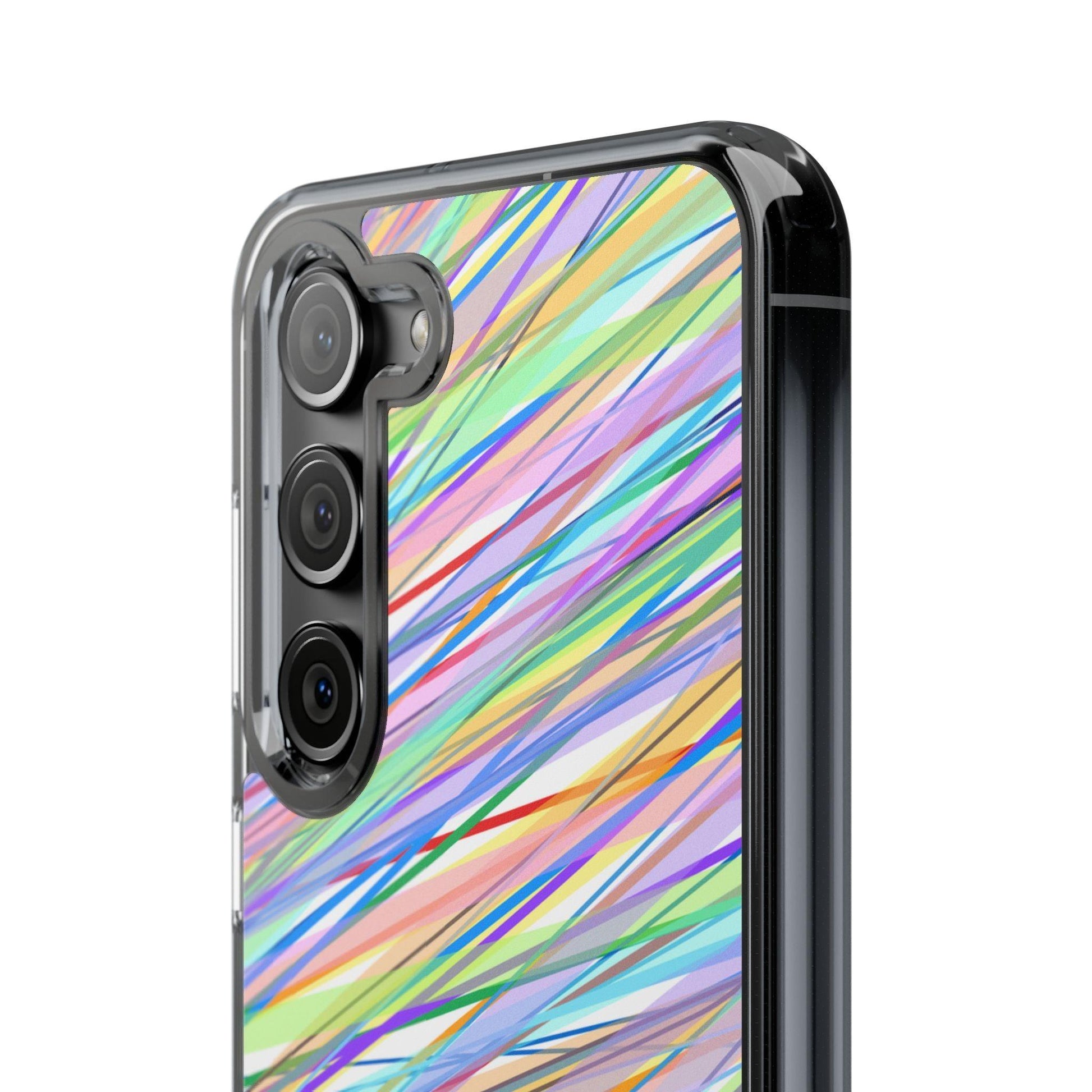 Threads Of Colors Clear Case - covers4phones