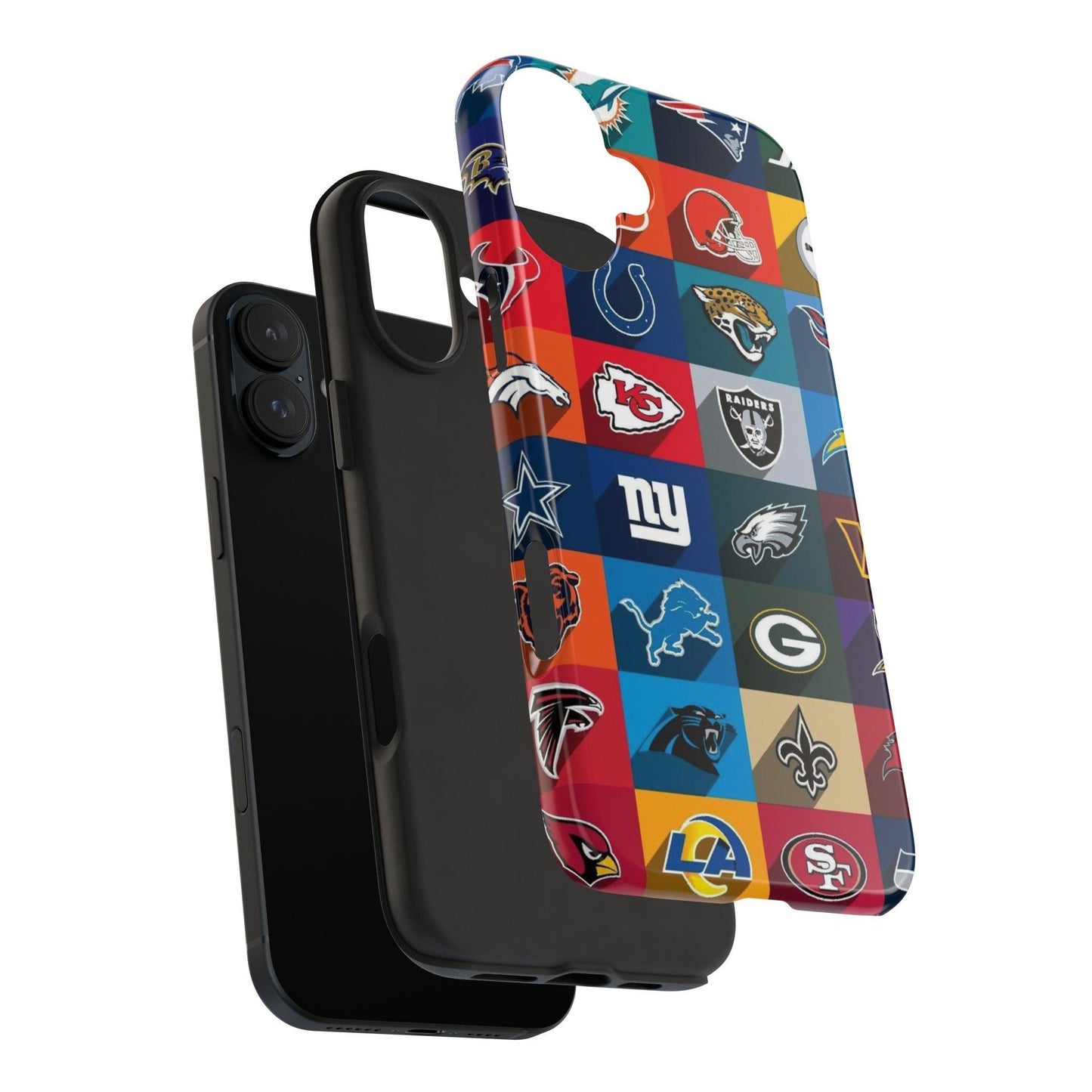 NFL League Logos 24 Wall Poster Printed Tough Phone Case for iPhone & Samsung Galaxy - Iconic NFL Team Logos Design - covers4phones