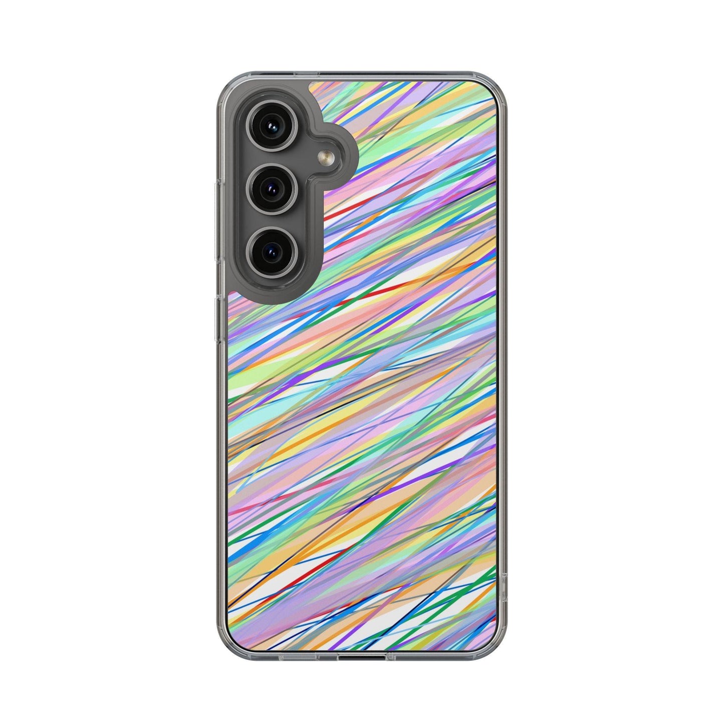 Threads Of Colors Clear Case - covers4phones