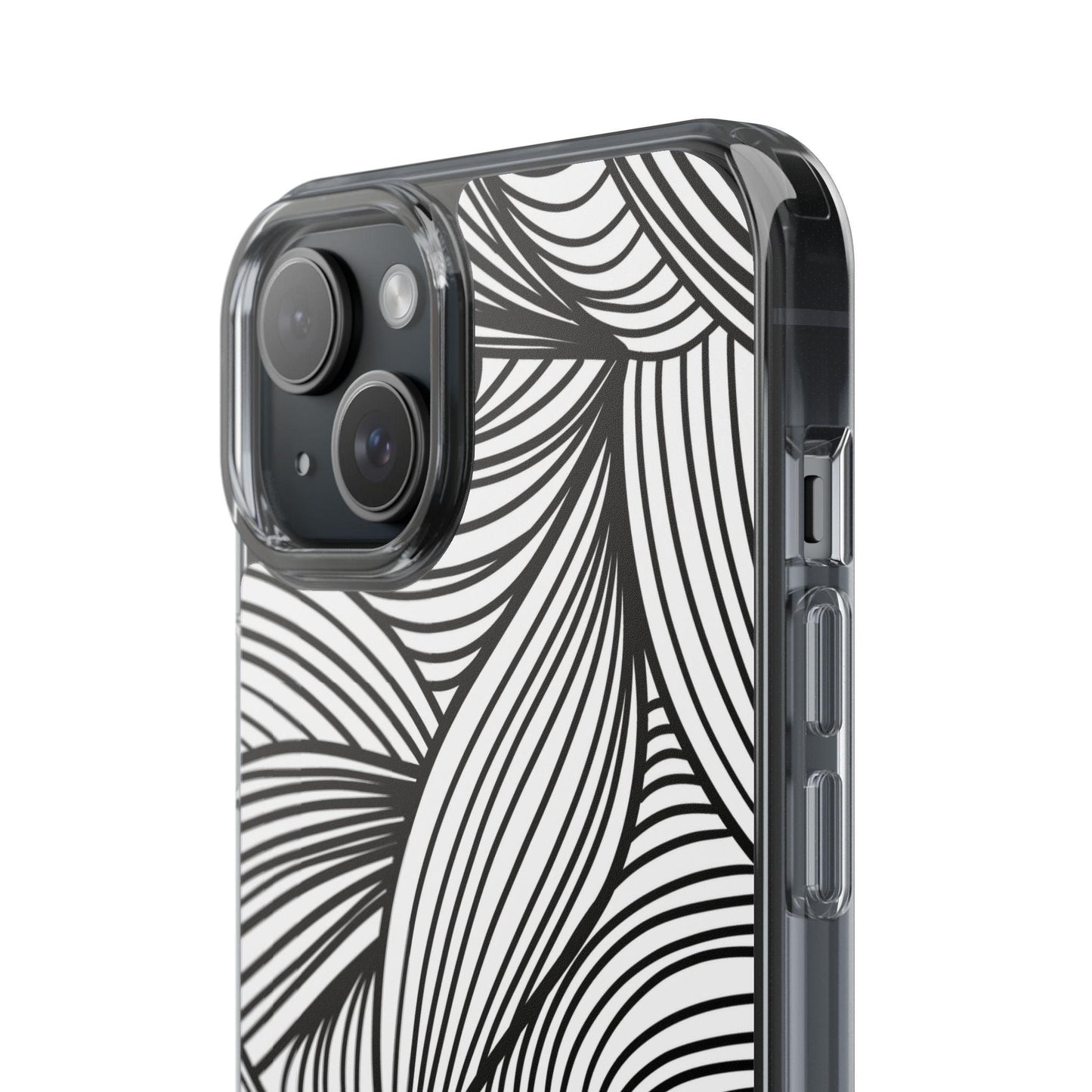 Black and White Illusion Clear Cases - covers4phones